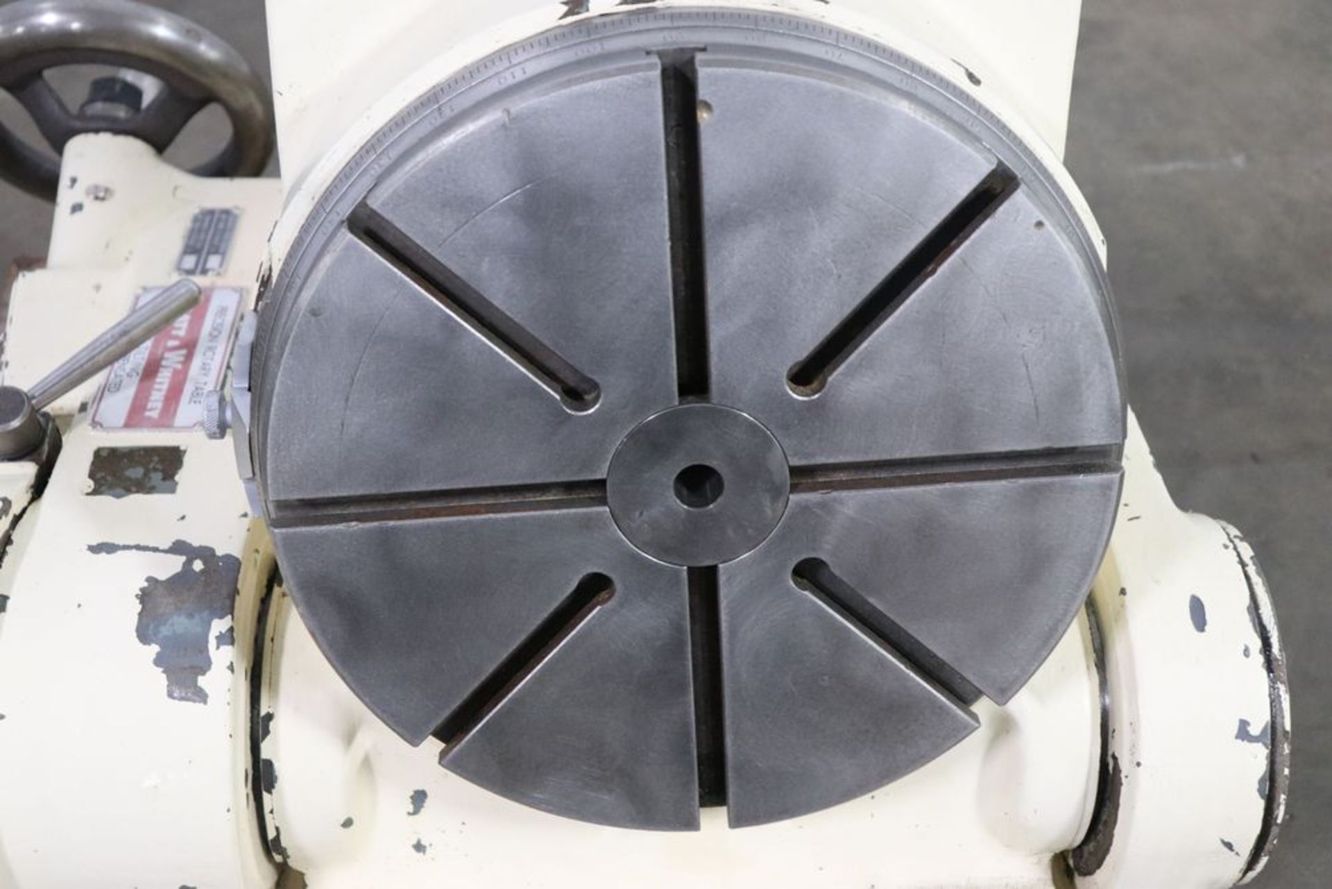 Pratt & Whitney 12″ Horizontal / Vertical Tilting Rotary Table - Image 5 of 11