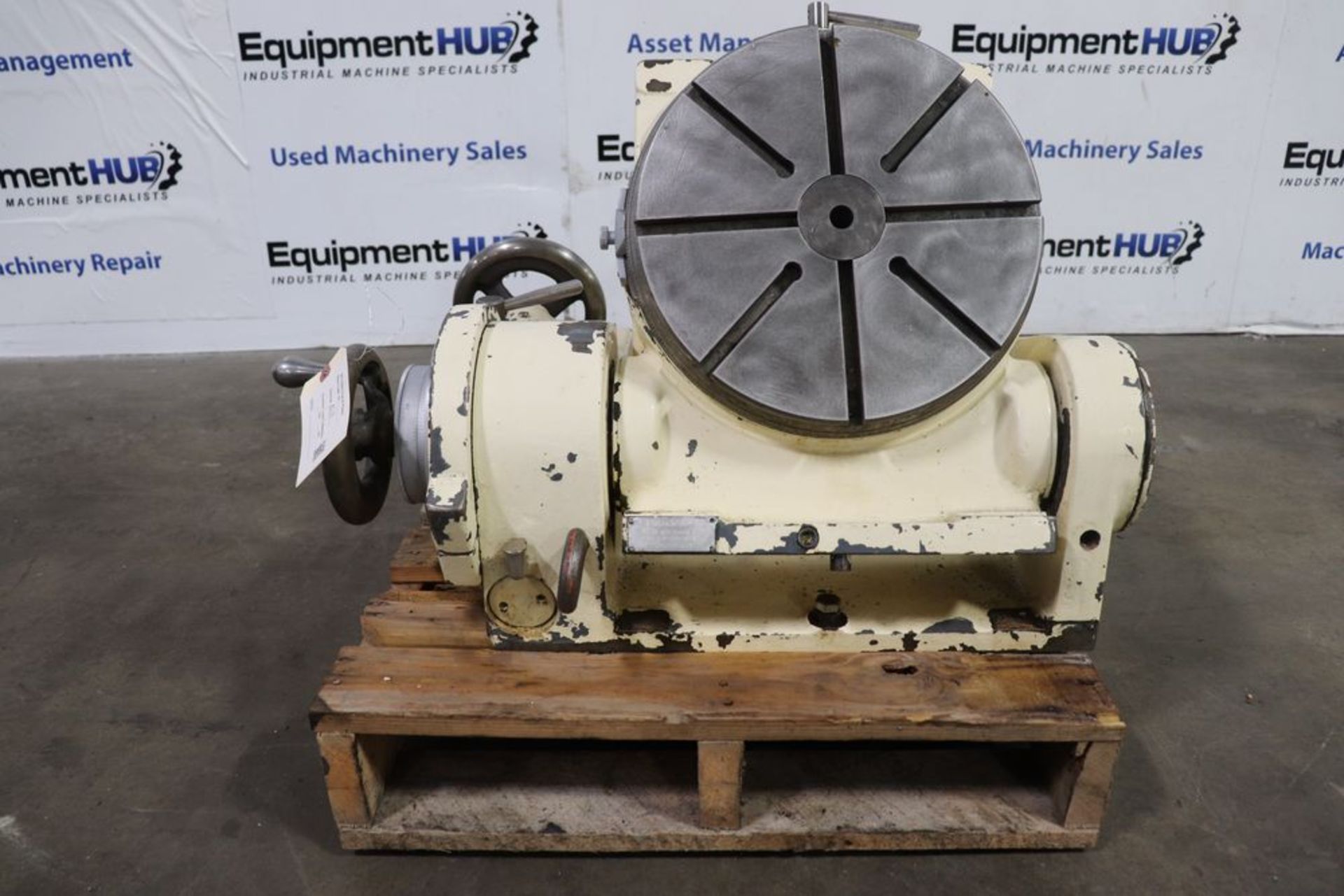 Pratt & Whitney 12″ Horizontal / Vertical Tilting Rotary Table