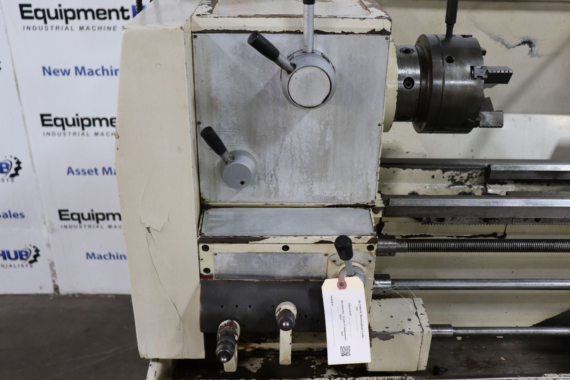 Birmingham YCL-1340 13″ x 40″ Tool Room Geared Head Lathe w/ DRO - Image 5 of 10