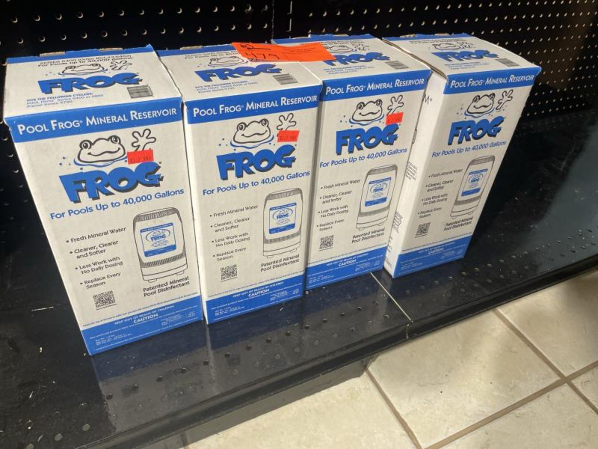 Lot of (4) Pool Frog Mineral Reservoir for Pools up to 40,000 Gallons, Series 5400