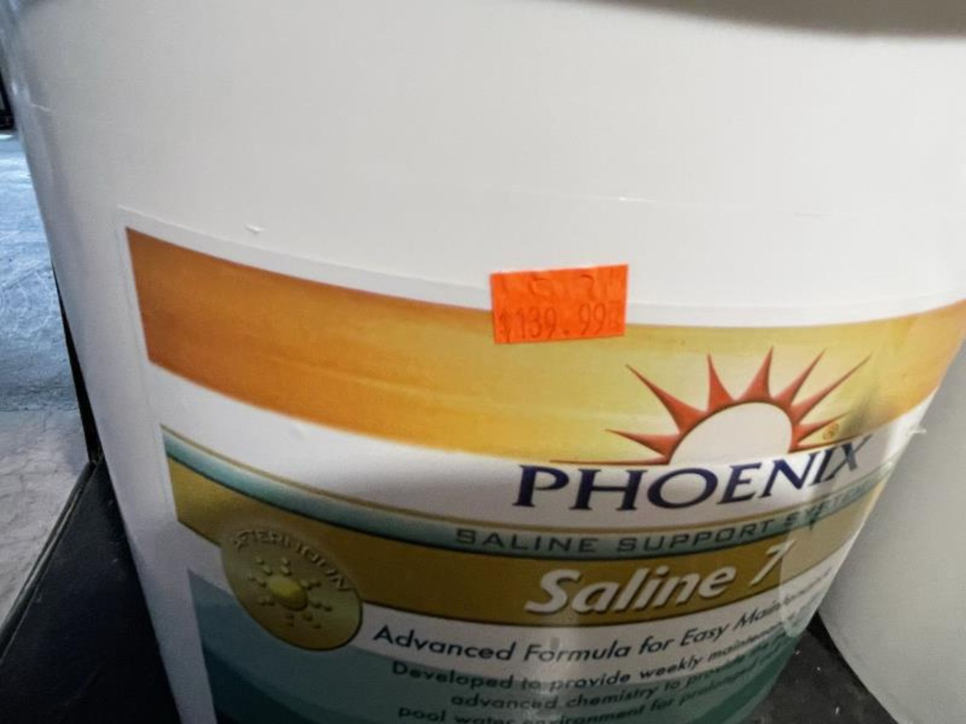 Lot of (2) 35# containers of Phoenix Saline 7 - Image 2 of 2