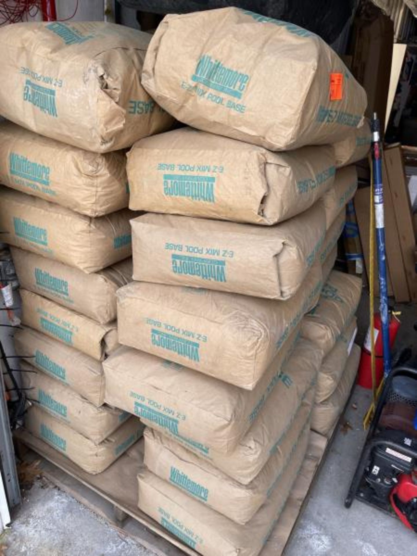Whittemore E-Z mix pool base in 35# bags on pallet (+/-30) - Image 3 of 3