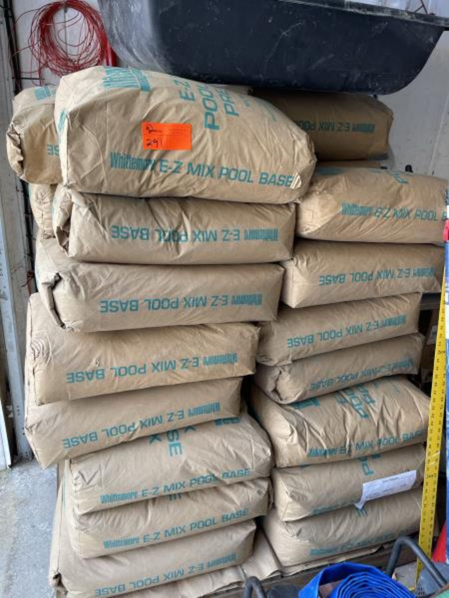 Whittemore E-Z mix pool base in 35# bags on pallet (+/-30)
