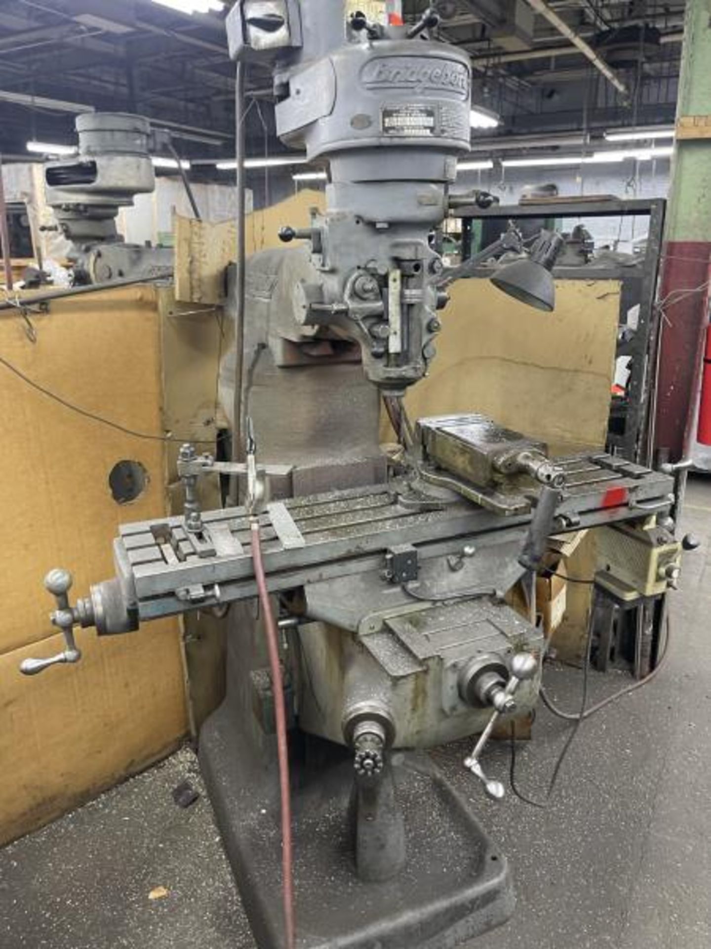 Bridgeport Milling Machine, Power Feeder, Vise, A Song, 1 Hp, 3 Phase, SN: 108979 - Image 7 of 7