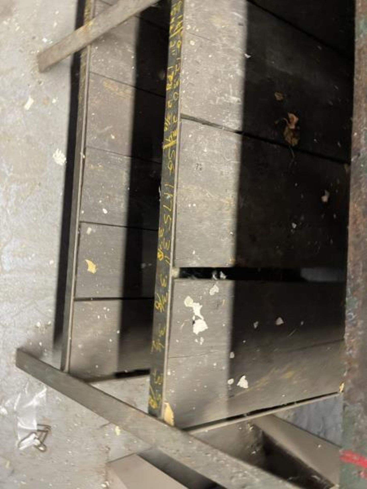A-Frame Wood/Metal Shelf Slant Back - Image 3 of 4