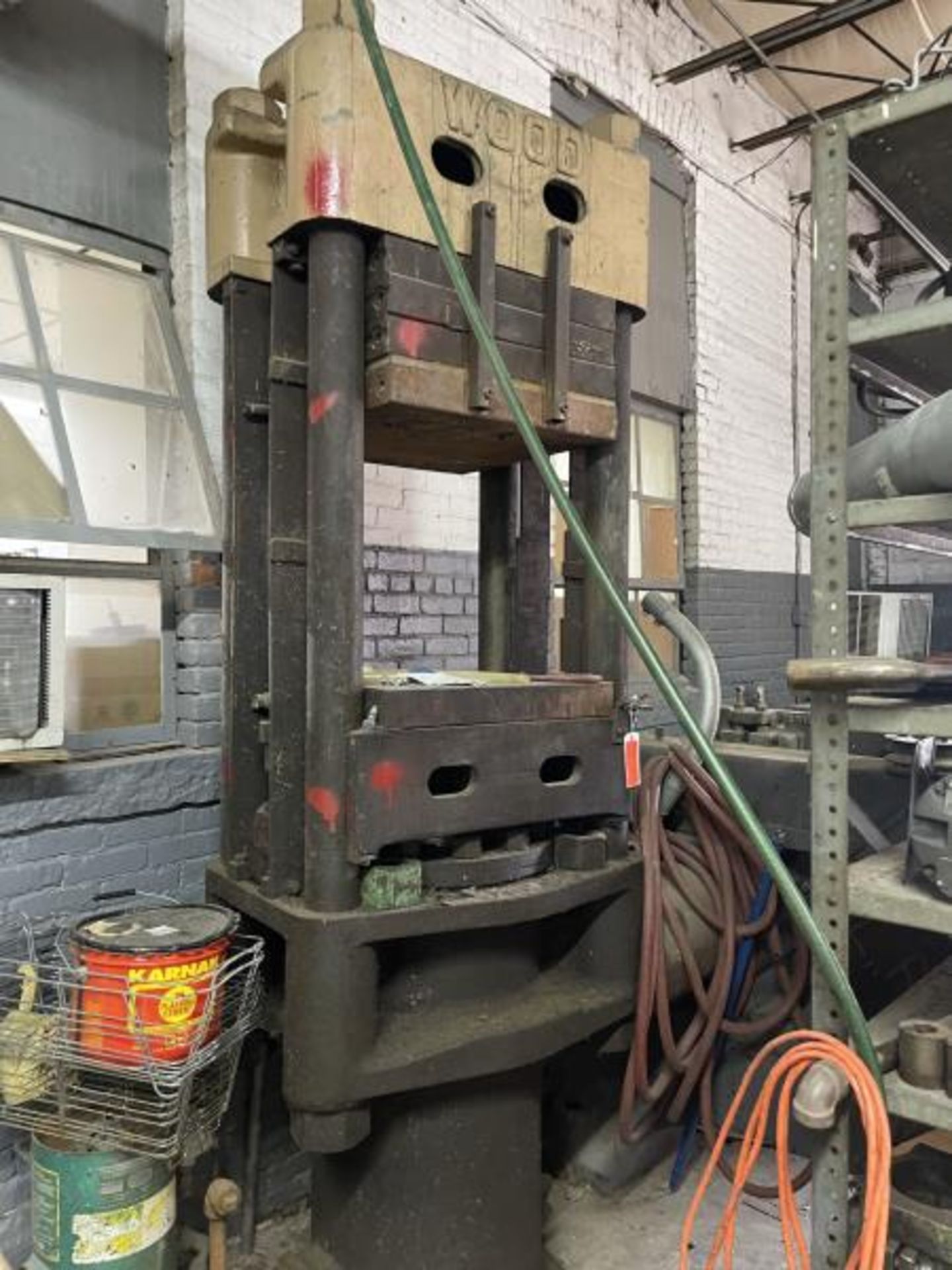 Wood Press Steam Hydraulic