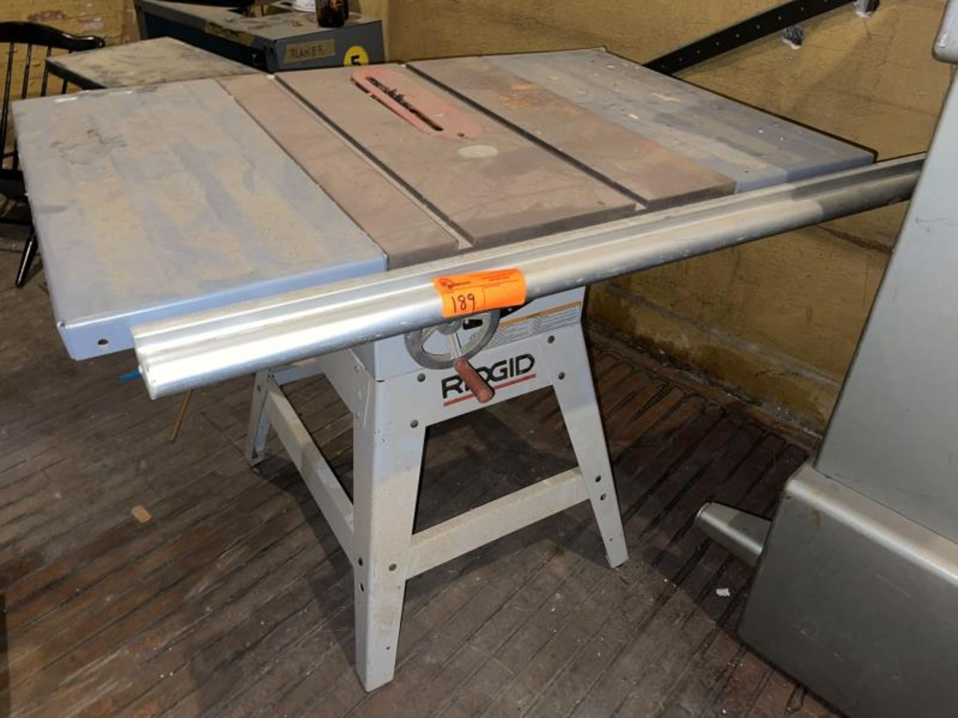 Rigid Table Saw M: TS-241209 On Second Floor Custom Come Down Narrow Staircase, or Hole In Floor