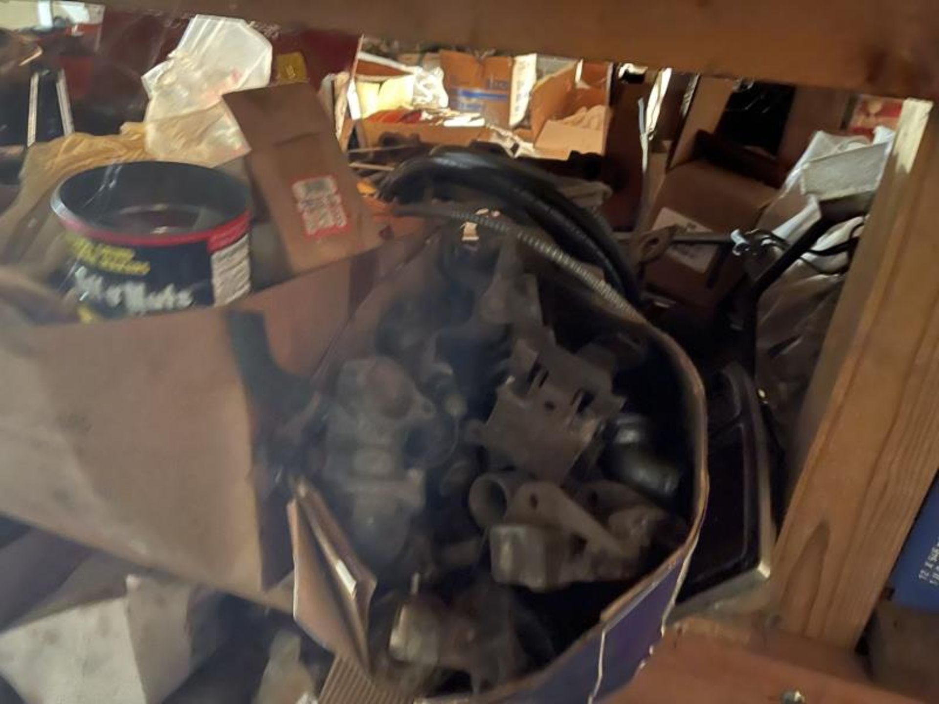 Contents Of Basement: Old Car Parts, Engine Parts, Body Parts, Starters, Alternators, All Must Be - Image 12 of 37