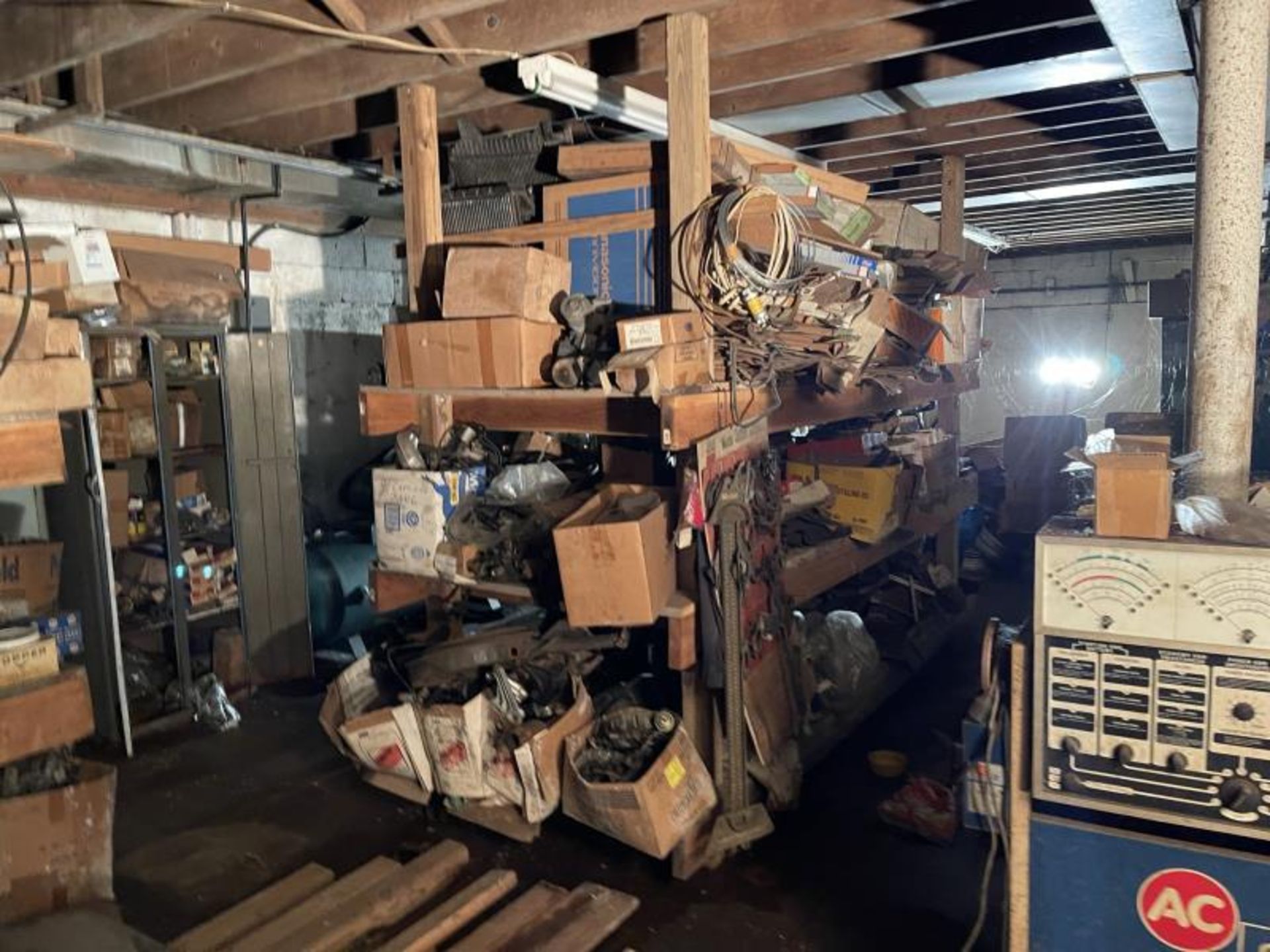 Contents Of Basement: Old Car Parts, Engine Parts, Body Parts, Starters, Alternators, All Must Be - Image 22 of 37