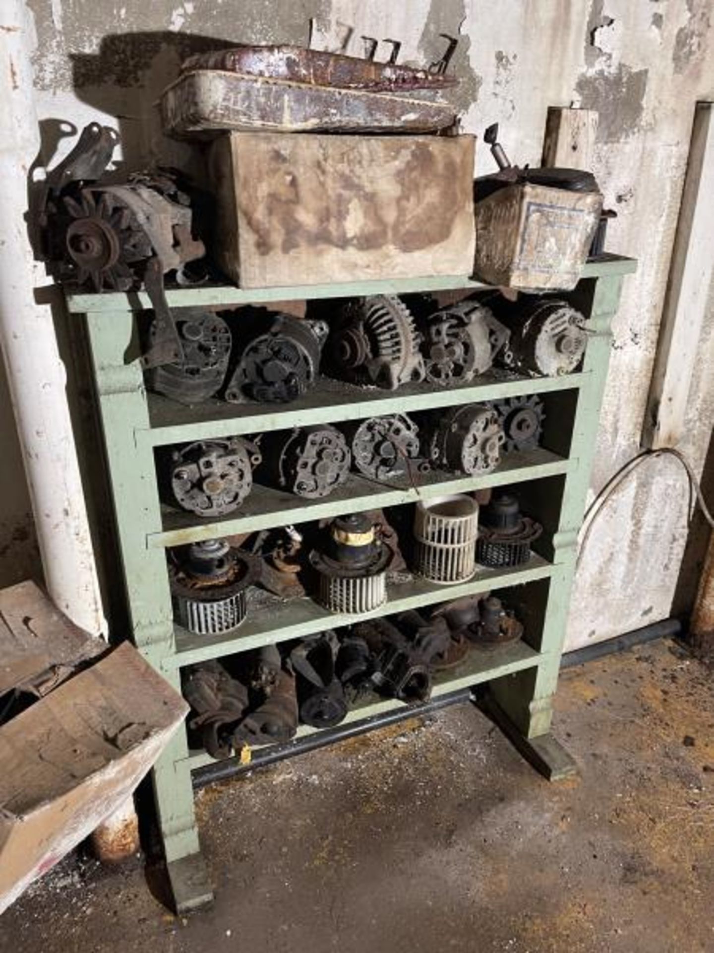 Contents Of Basement: Old Car Parts, Engine Parts, Body Parts, Starters, Alternators, All Must Be - Image 34 of 37
