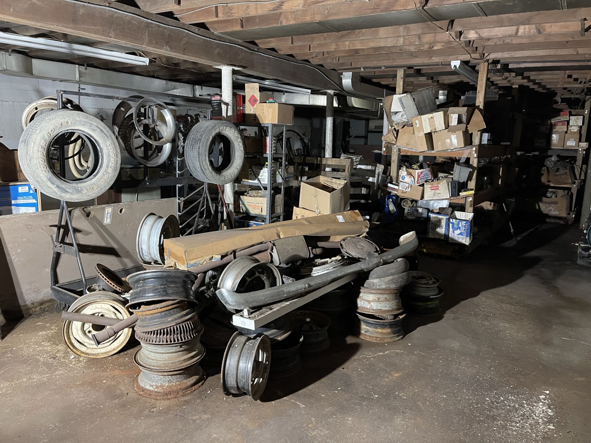 Contents Of Basement: Old Car Parts, Engine Parts, Body Parts, Starters, Alternators, All Must Be - Image 37 of 37