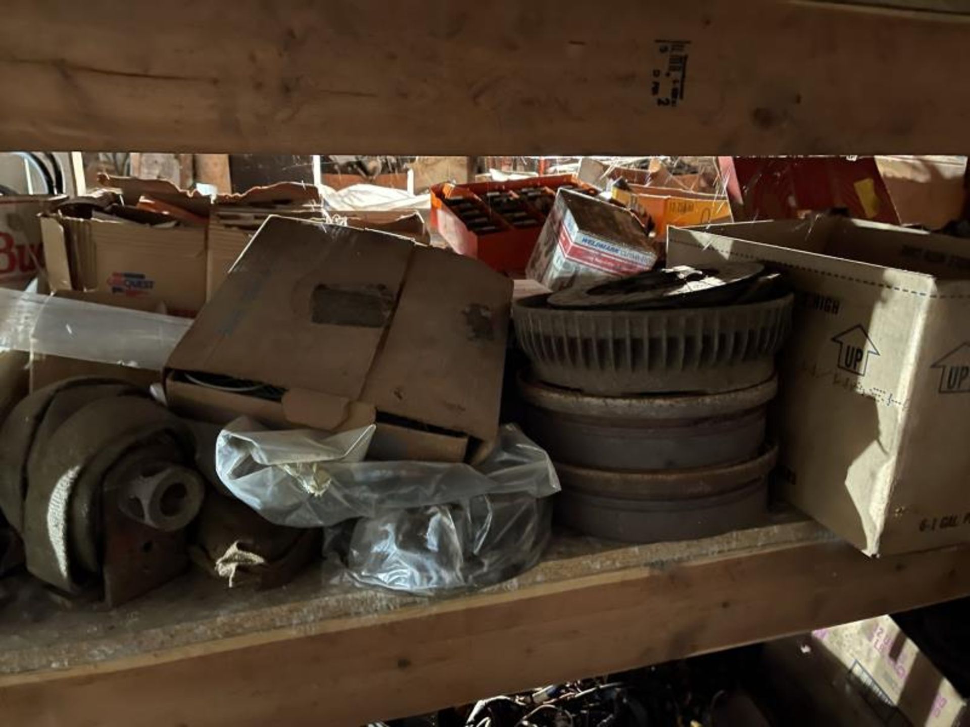 Contents Of Basement: Old Car Parts, Engine Parts, Body Parts, Starters, Alternators, All Must Be - Image 13 of 37