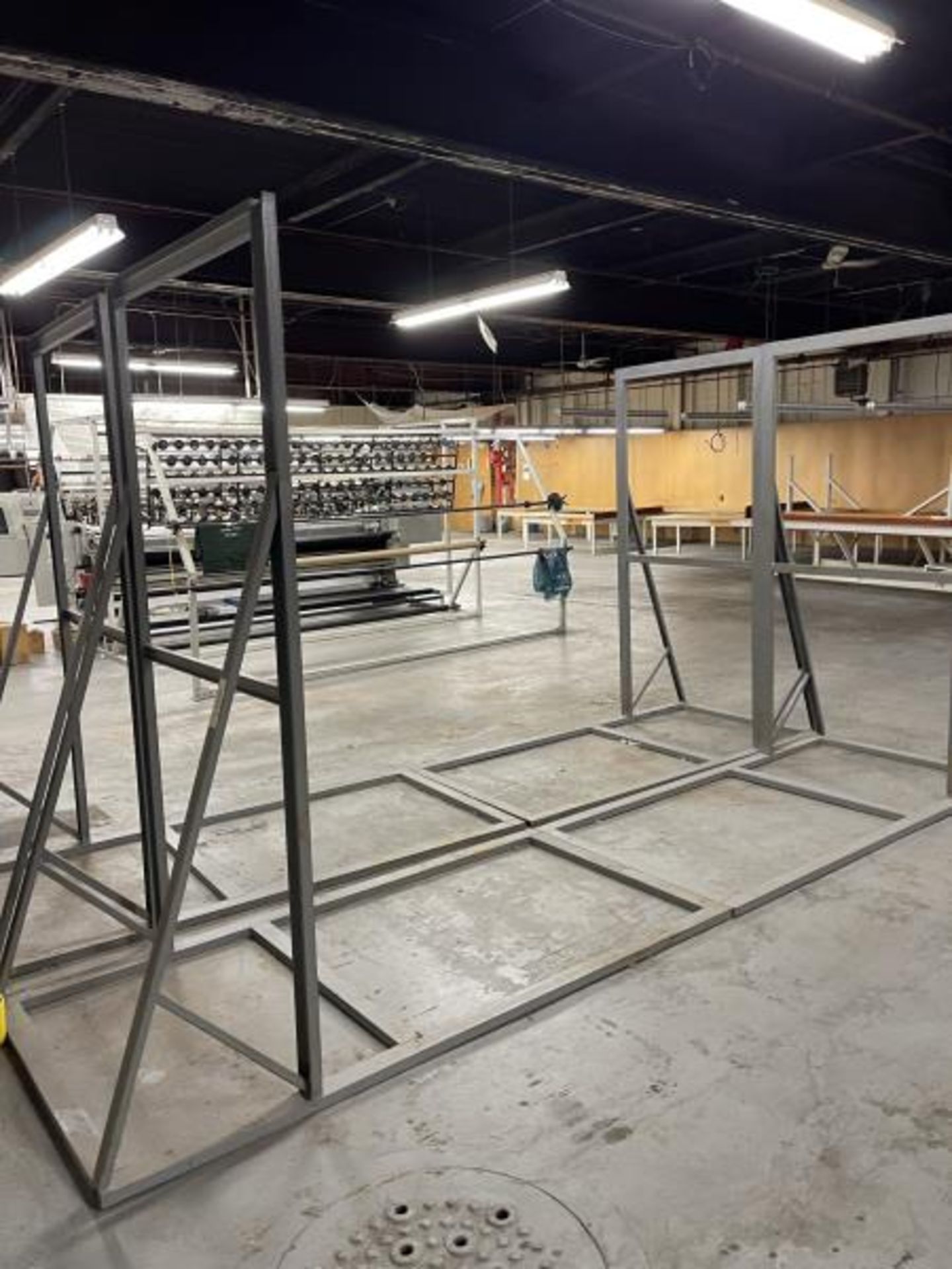 Steel Material Racks / Coat Racks, Rolling - Image 5 of 5