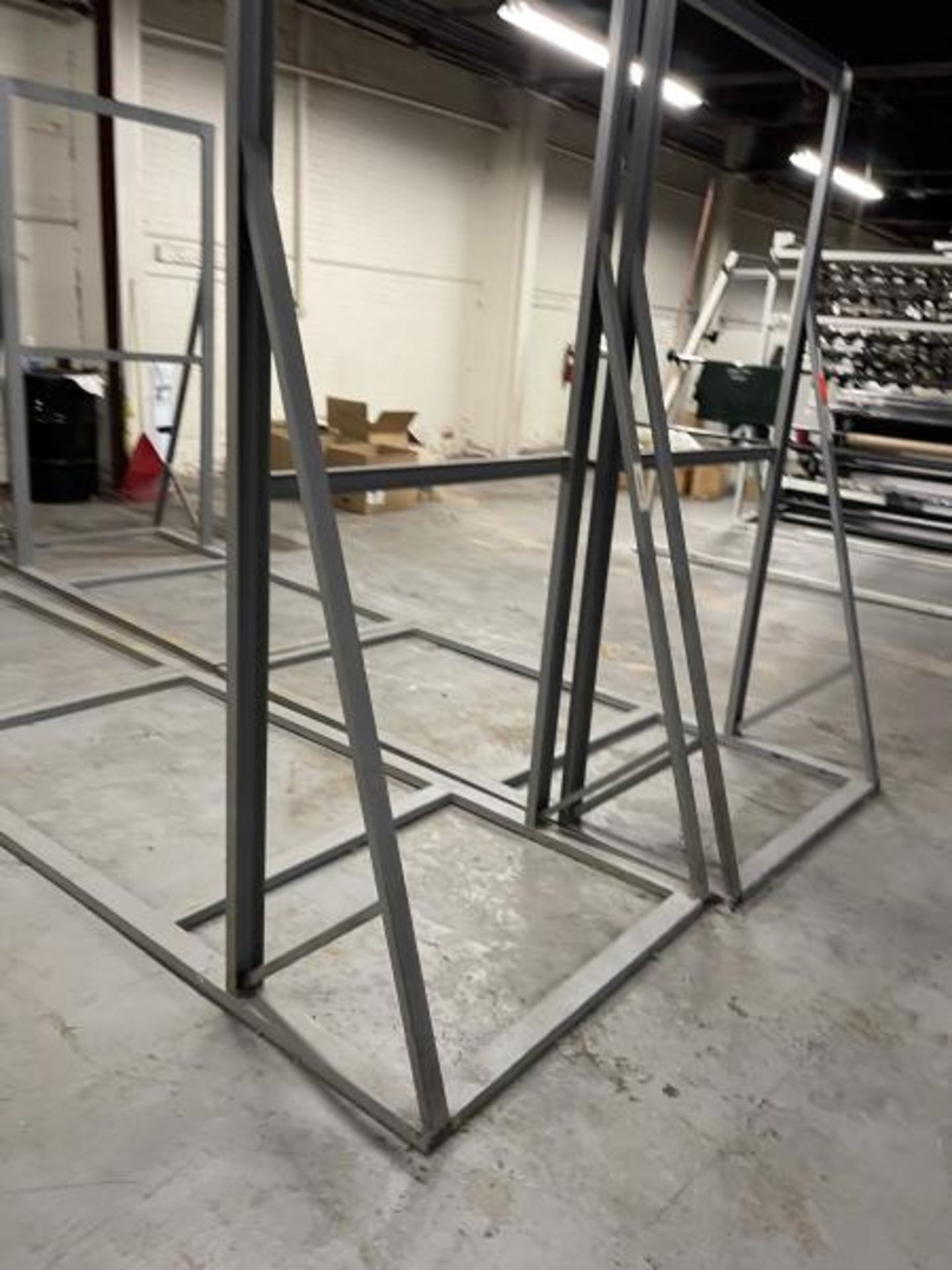 Steel Material Racks / Coat Racks, Rolling - Image 3 of 5