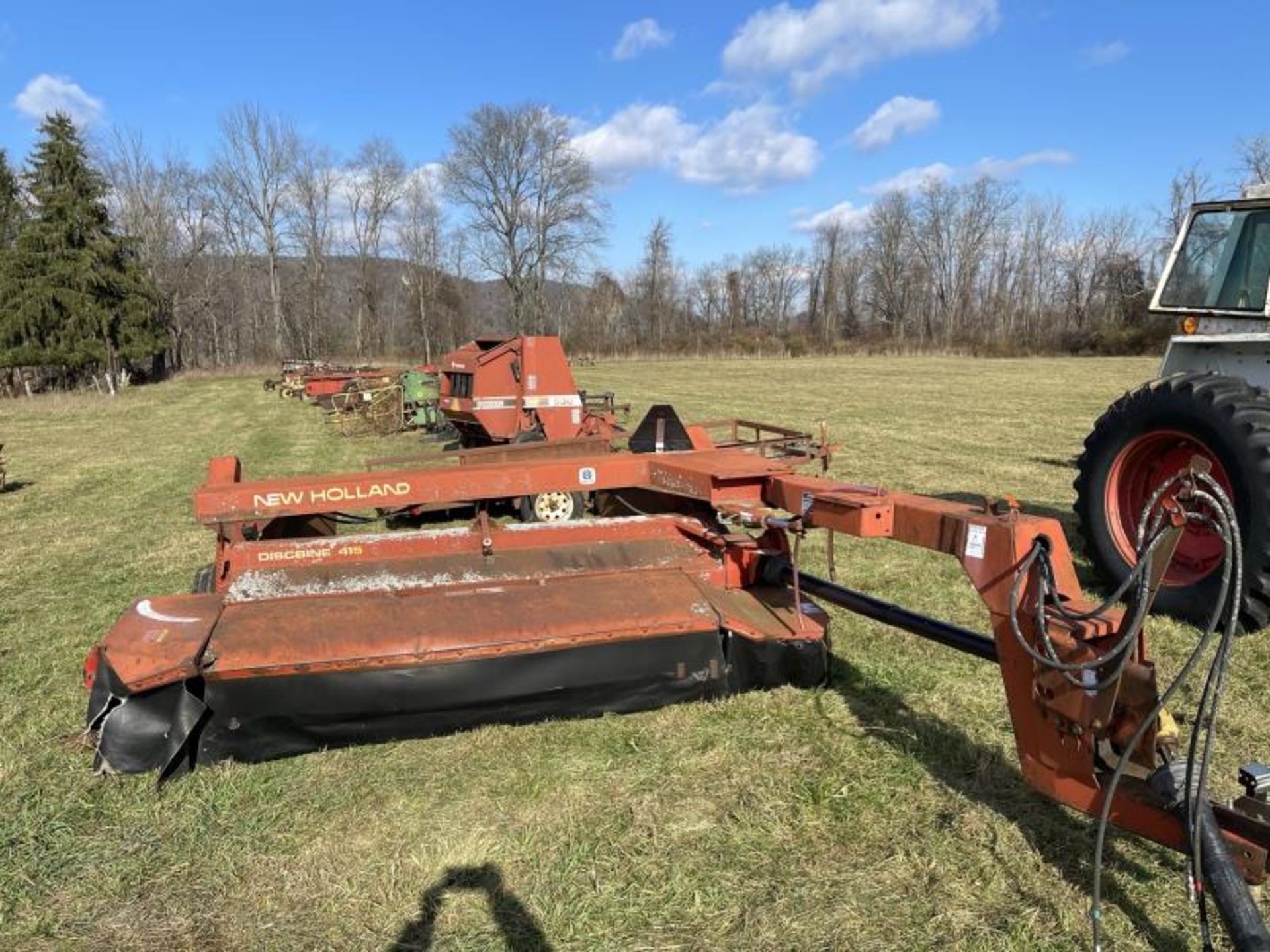 New Holland Discbine 415 Mower, Blown Hydraulic Hose, Gearbox Problem, SN: 891648Hose, Gearbox - Image 2 of 13