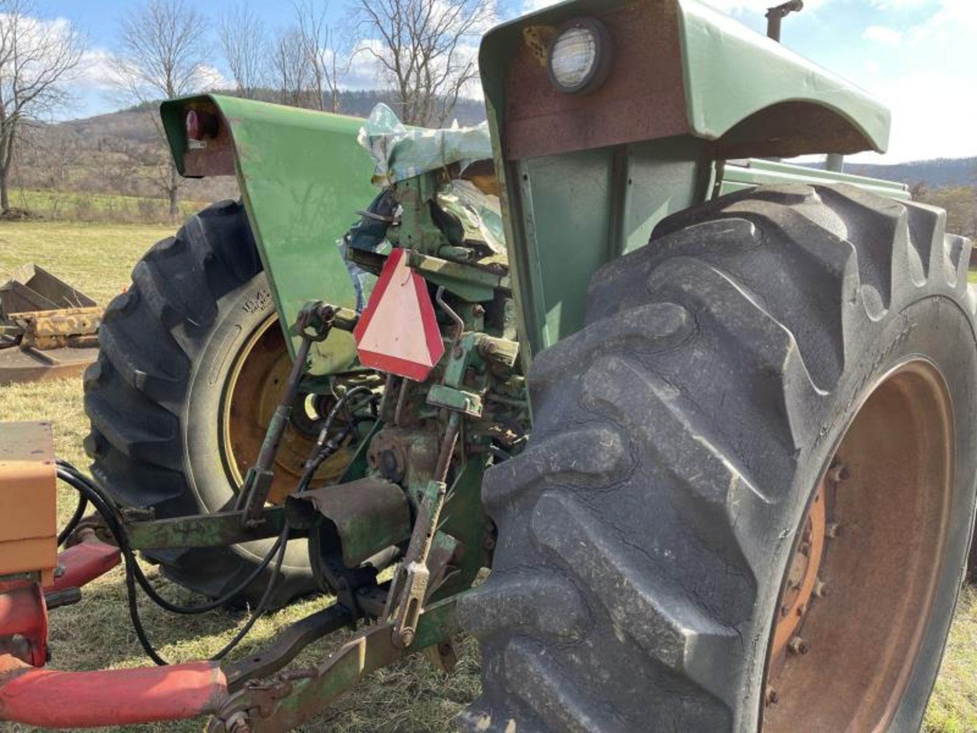 Oliver 1750 Tractor Diesel, 2 Wheel Drive, 3 Point Hitch, Double Remotes, Runs with Jump Start, No - Image 7 of 21