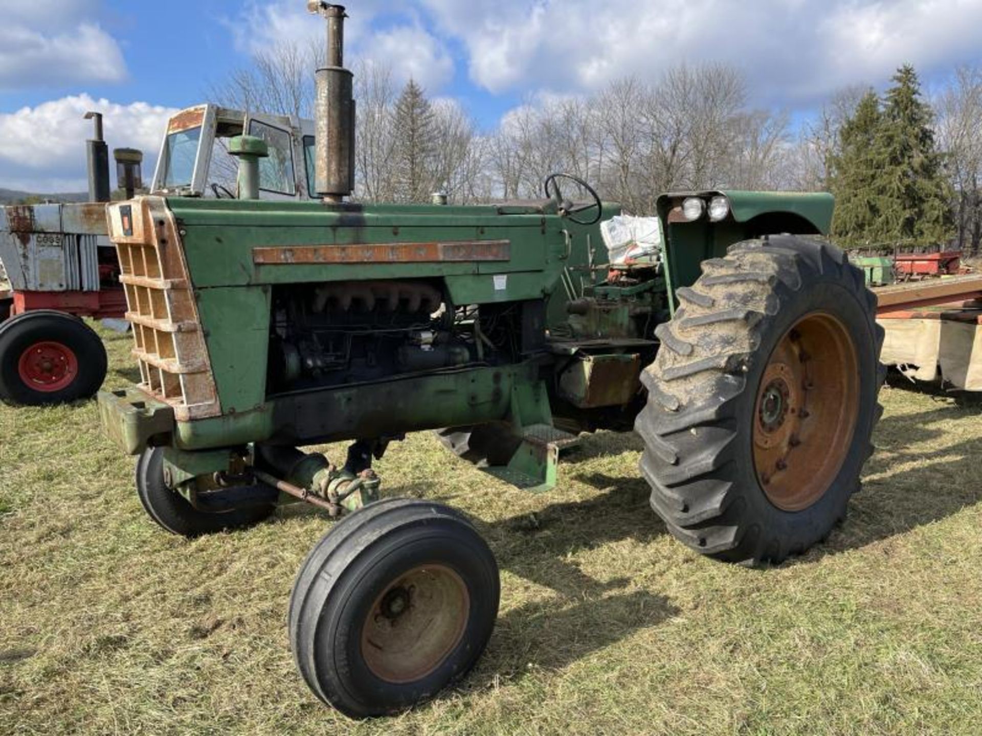 Oliver 1750 Tractor Diesel, 2 Wheel Drive, 3 Point Hitch, Double Remotes, Runs with Jump Start, No - Image 15 of 21