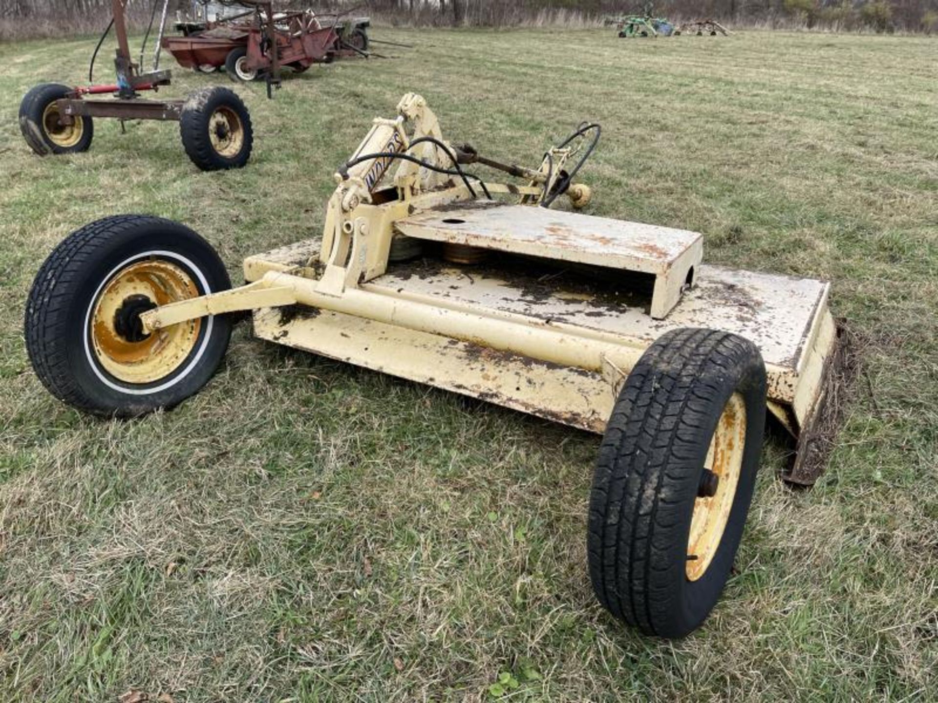 Bush Hog by Woods, offset Tow Behind Cutter with Drive Shaft - Image 3 of 7