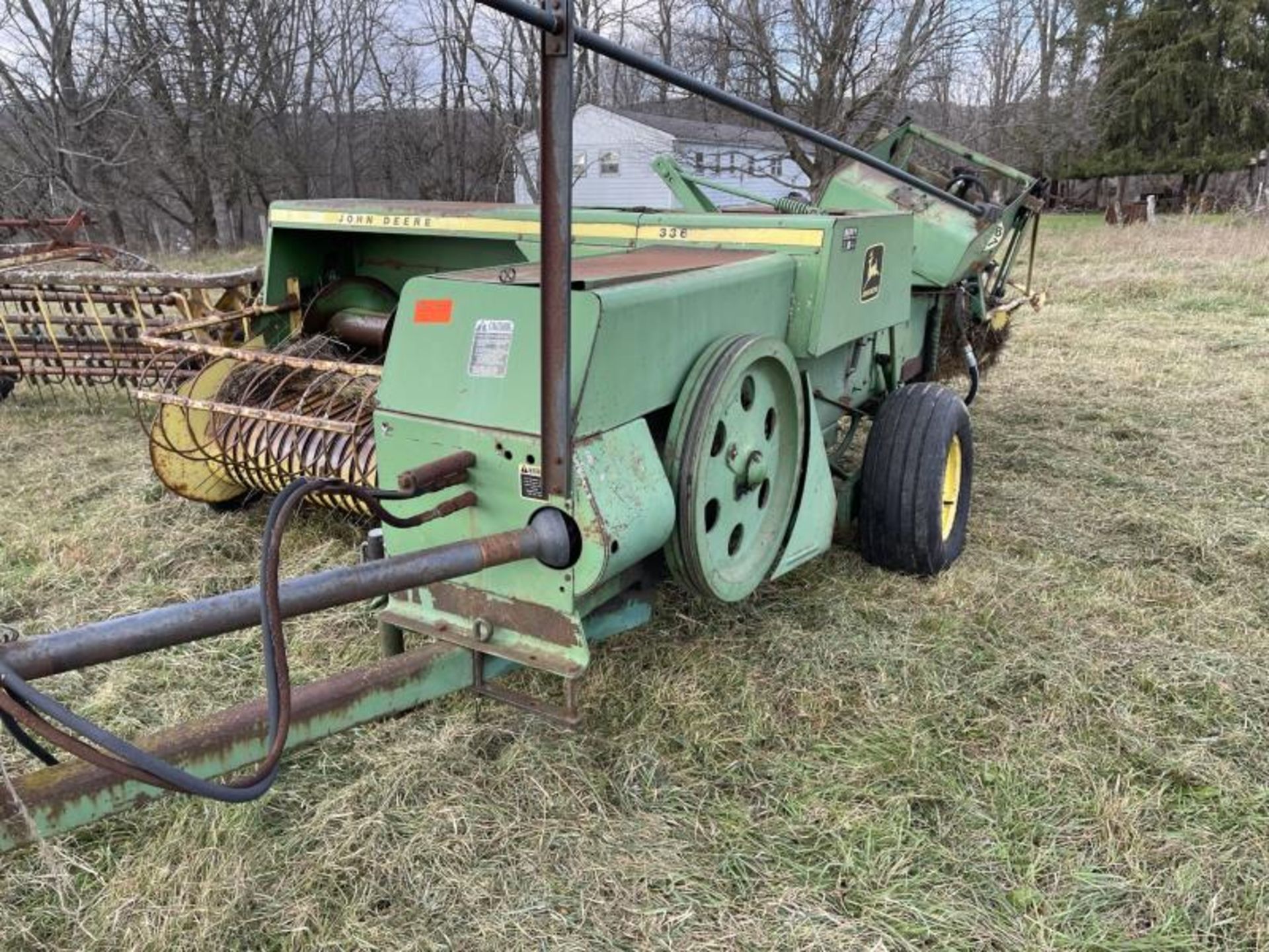 John Deere 336 Square Hay Baler, Pan Kicker - Image 11 of 11