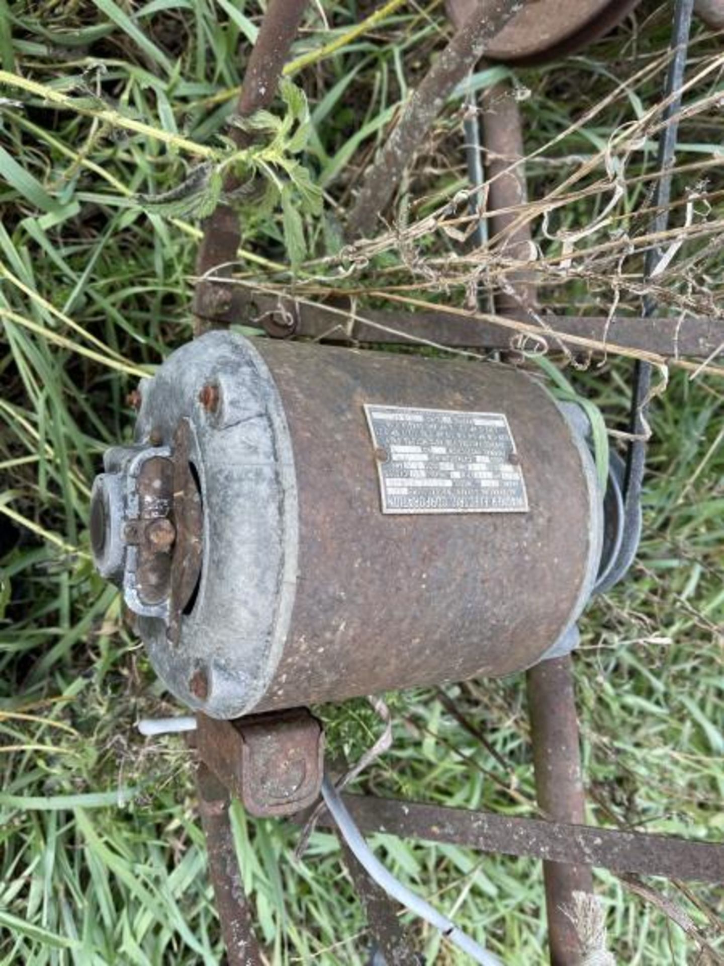 Electric Hay Conveyor, 1/2 Horse Power Motor, Condition Unknown - Image 2 of 6