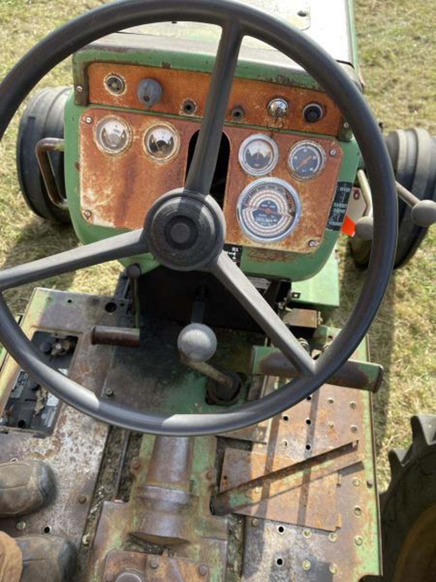 Oliver 1750 Tractor Diesel, 2 Wheel Drive, 3 Point Hitch, Double Remotes, Runs with Jump Start, No - Image 20 of 21