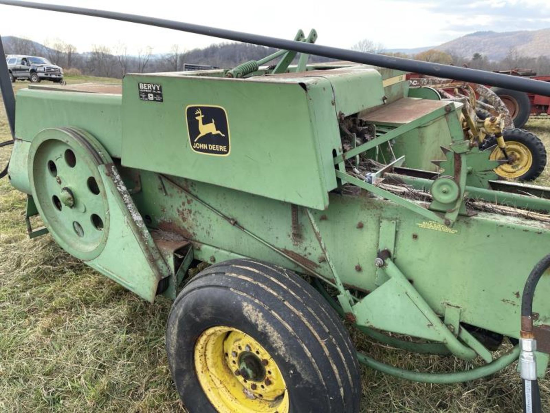 John Deere 336 Square Hay Baler, Pan Kicker - Image 8 of 11