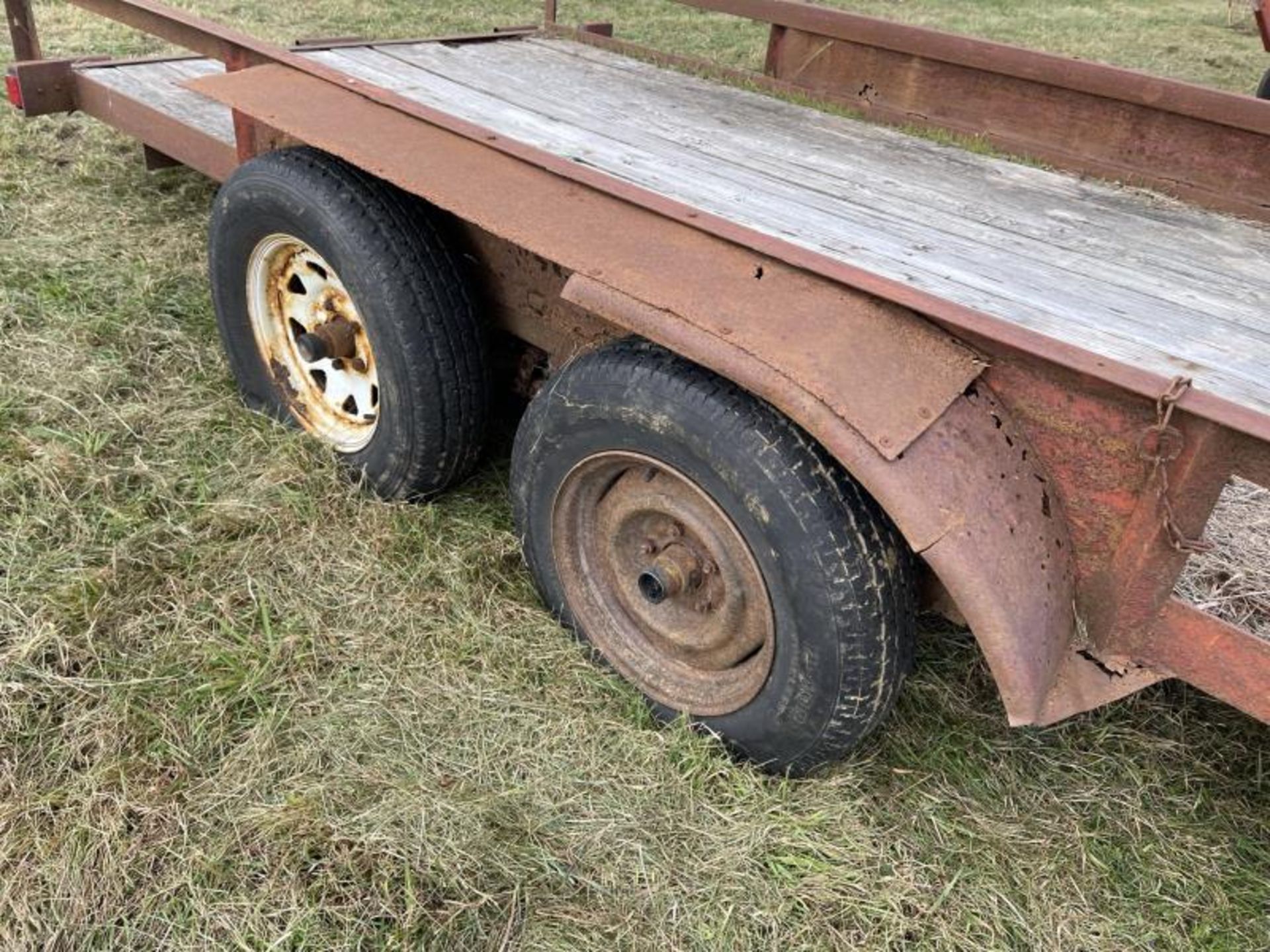 Landscape Trailer, Wooden Deck, Dual Axle, 2" Ball, 6'x15' - Image 7 of 7