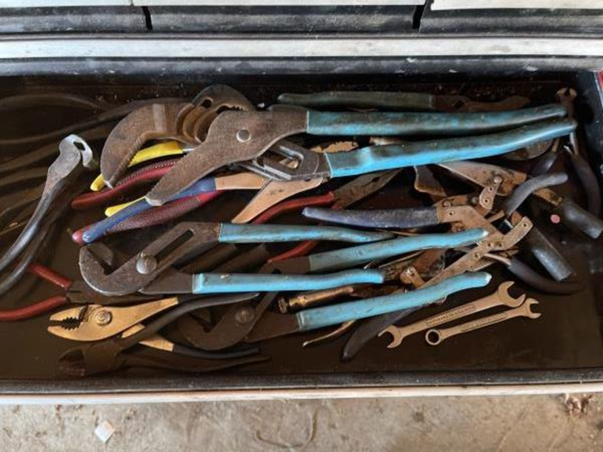 Craftsman Rolling Toolbox with Tools including Wrenches, Sockets, Screwdrivers, Pliers - Image 6 of 12