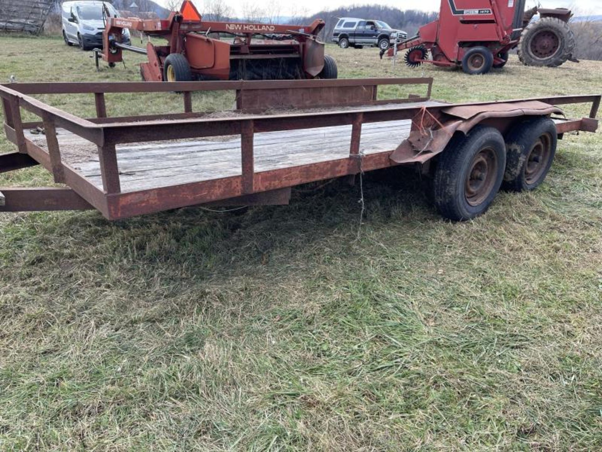 Landscape Trailer, Wooden Deck, Dual Axle, 2" Ball, 6'x15' - Image 5 of 7