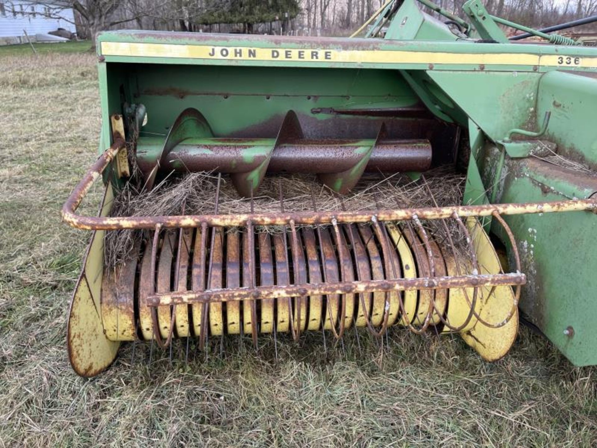 John Deere 336 Square Hay Baler, Pan Kicker - Image 3 of 11