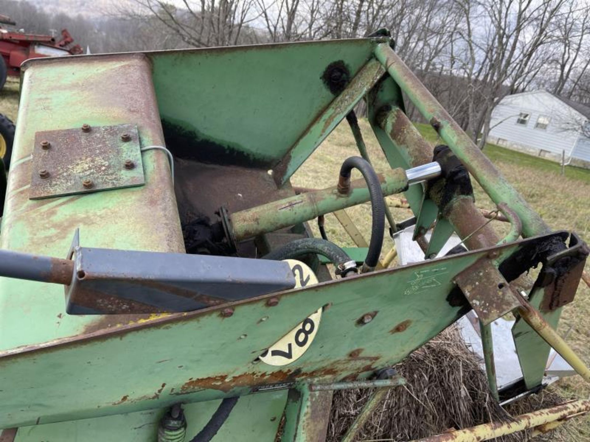 John Deere 336 Square Hay Baler, Pan Kicker - Image 9 of 11