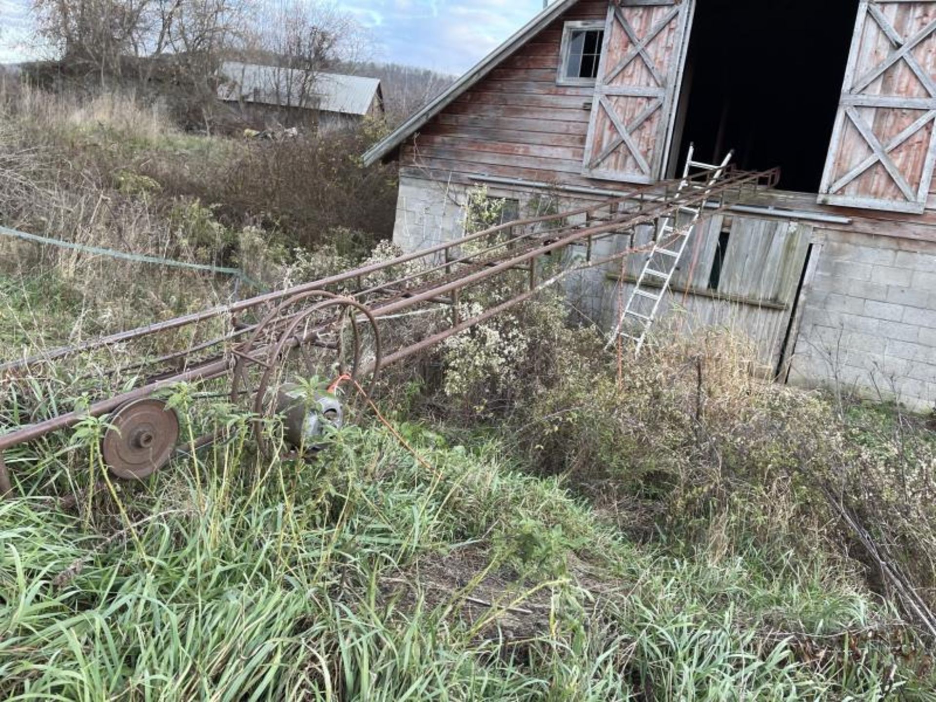 Electric Hay Conveyor, 1/2 Horse Power Motor, Condition Unknown