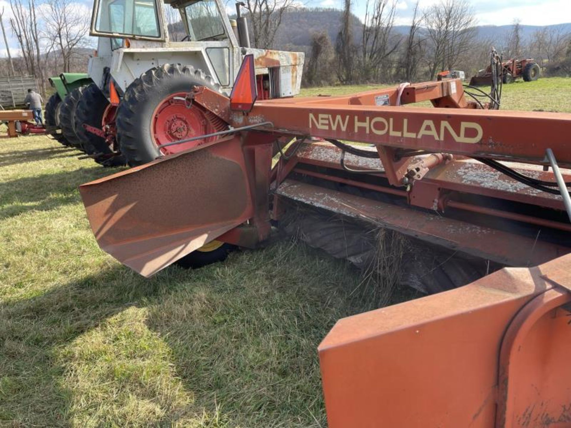 New Holland Discbine 415 Mower, Blown Hydraulic Hose, Gearbox Problem, SN: 891648Hose, Gearbox - Image 13 of 13