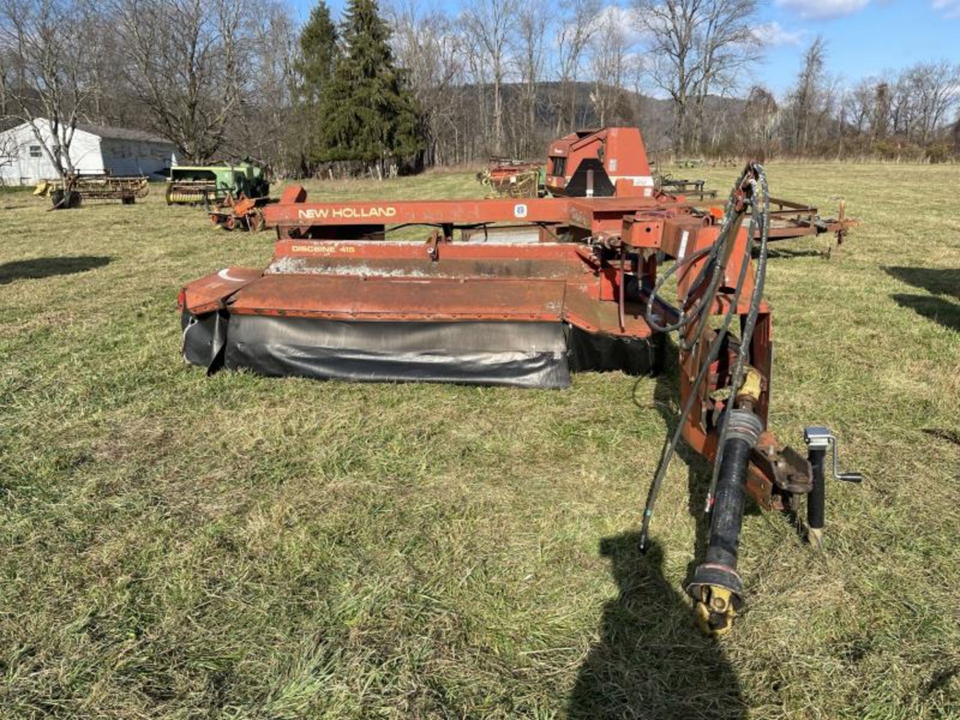 New Holland Discbine 415 Mower, Blown Hydraulic Hose, Gearbox Problem, SN: 891648Hose, Gearbox - Image 7 of 13