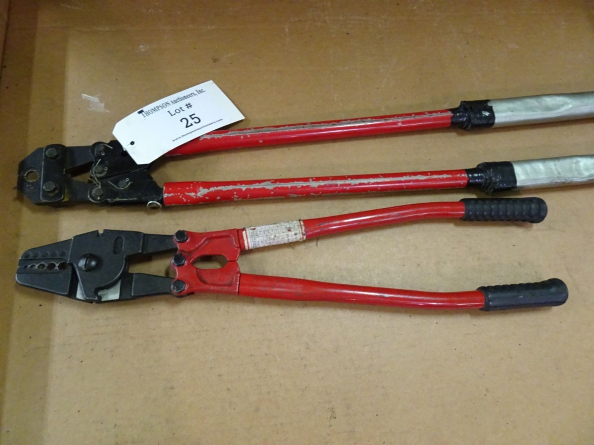 (1) 39" Crimping Tool, (1) 24" Crimping Tool