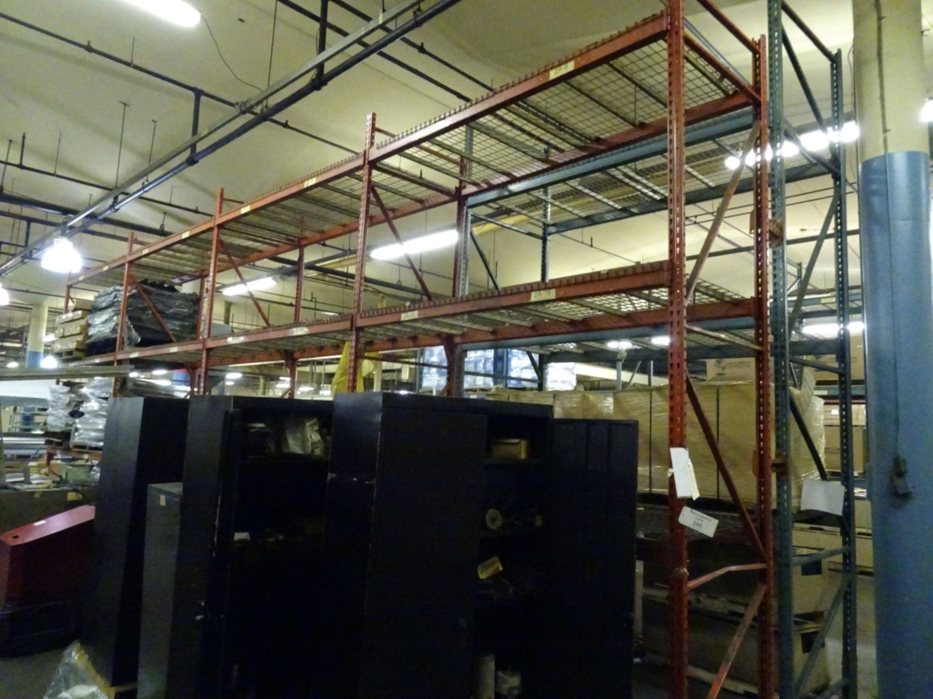 (9) Sections of Medium Duty Industrial Pallet Racking with (12) Approx 16' Uprights, (54) 8' - Image 3 of 3