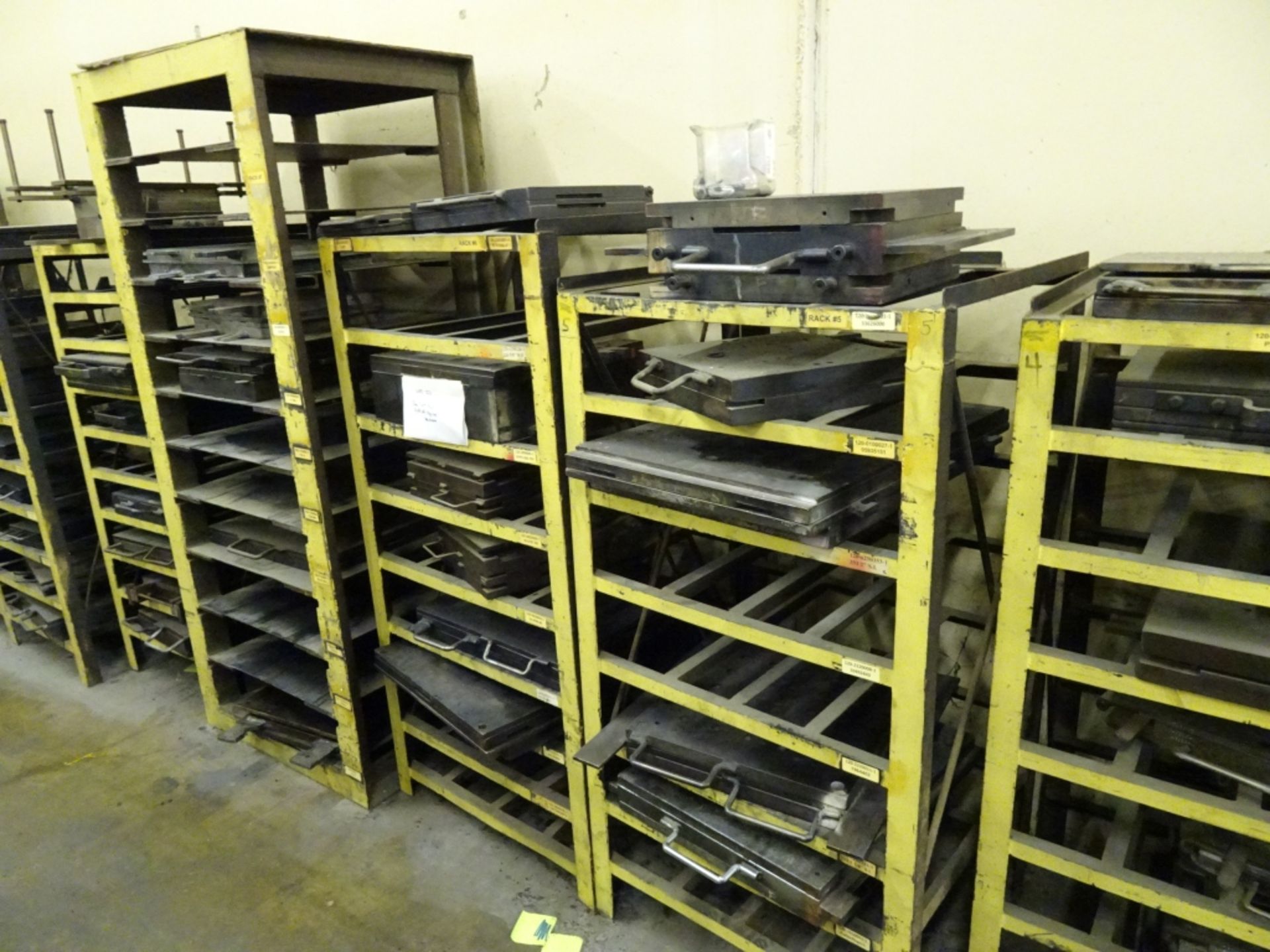 (14) Various Sized Heavy Duty Steel Mold Racks With No Contents - Image 5 of 6