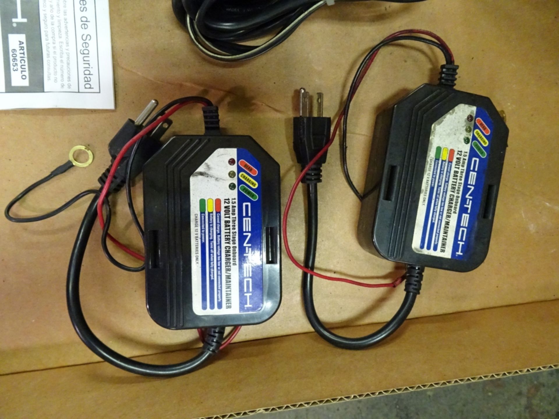 (2) Cen-Tech Battery Chargers, (2) Cen-tech Battery Maintainers / Float Chargers - Image 4 of 4