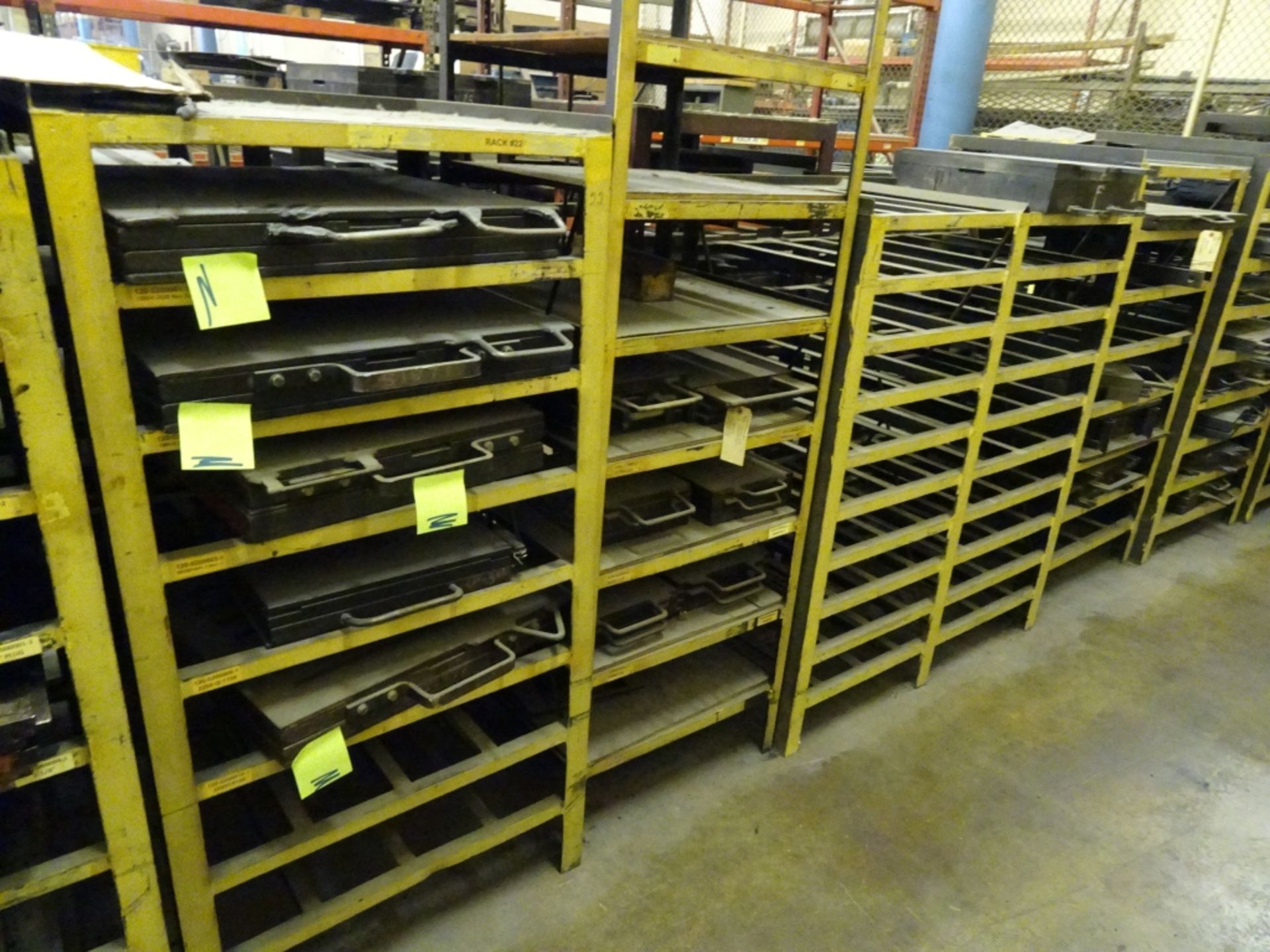 (15) Various Sized Heavy Duty Steel Mold Racks With No Contents - Image 5 of 5