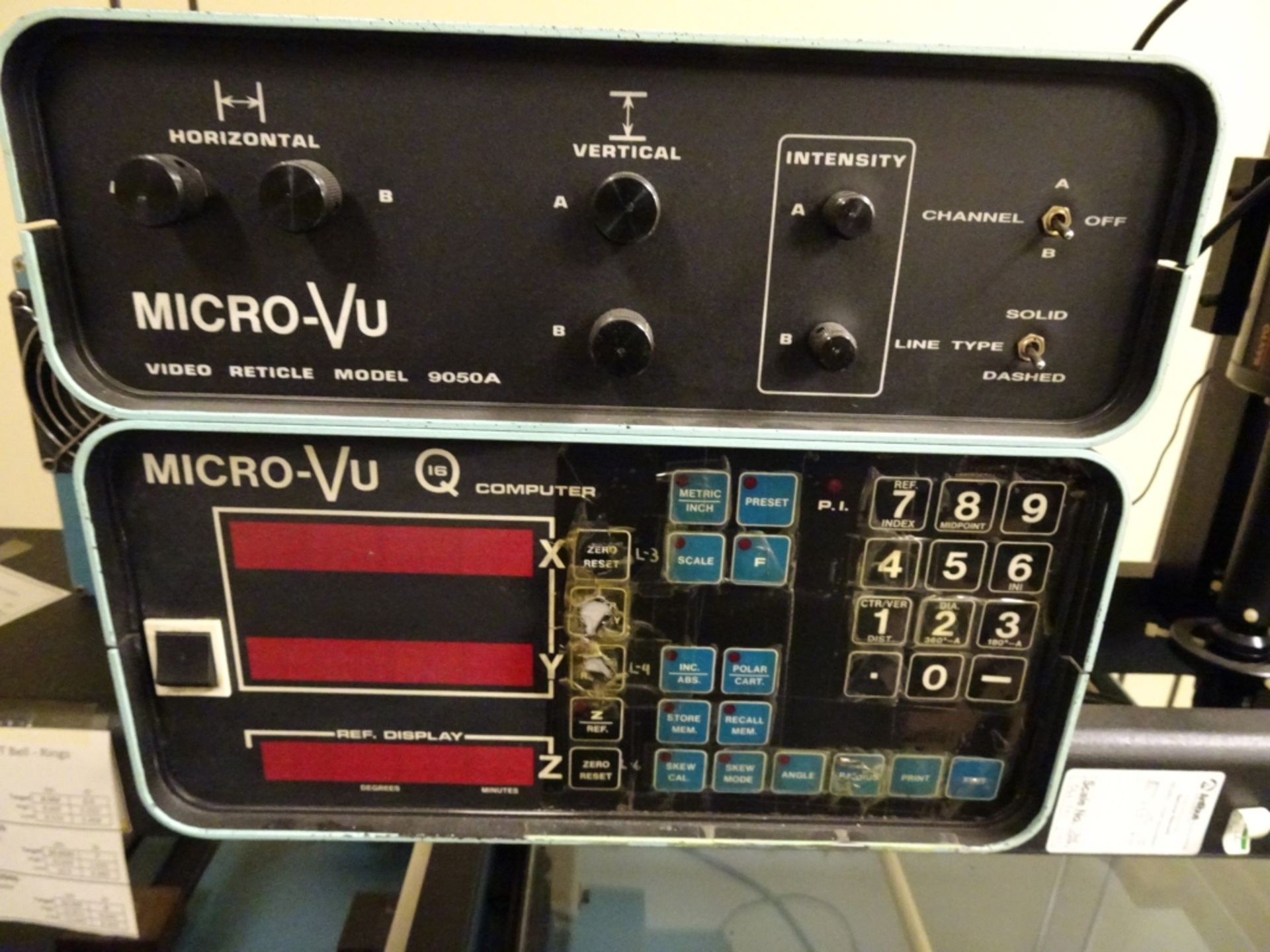 Microvu V-Series Model 2500 Coordinate Measuring Machine With Micro-Vu Model Q16 X,Y,Z-Axis - Image 3 of 6