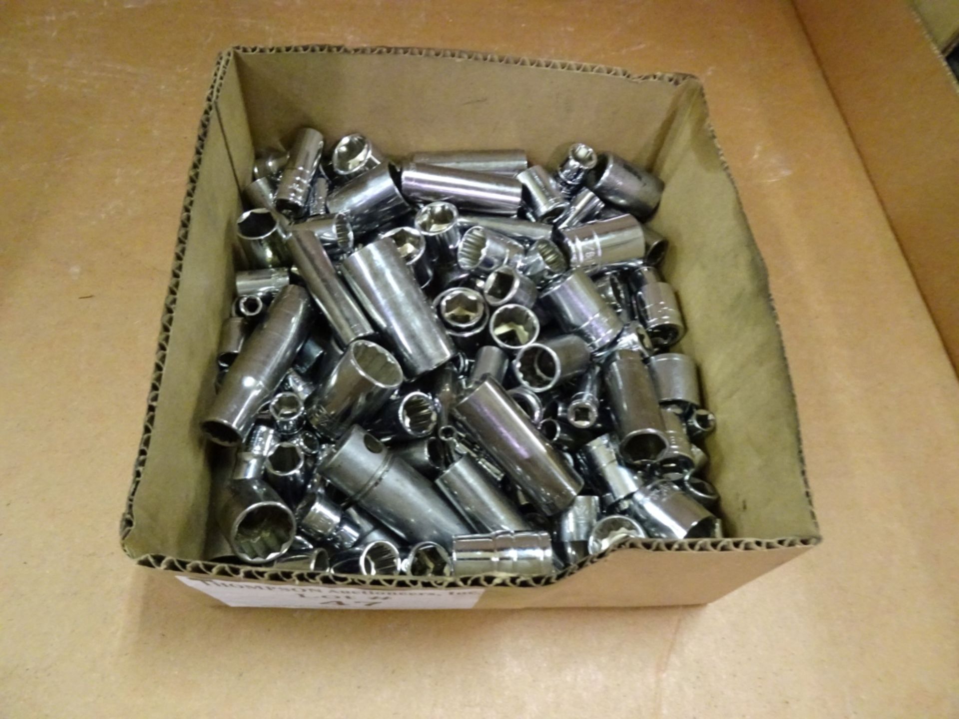 Lot Box of Various Sized and Manufacturing Sockets