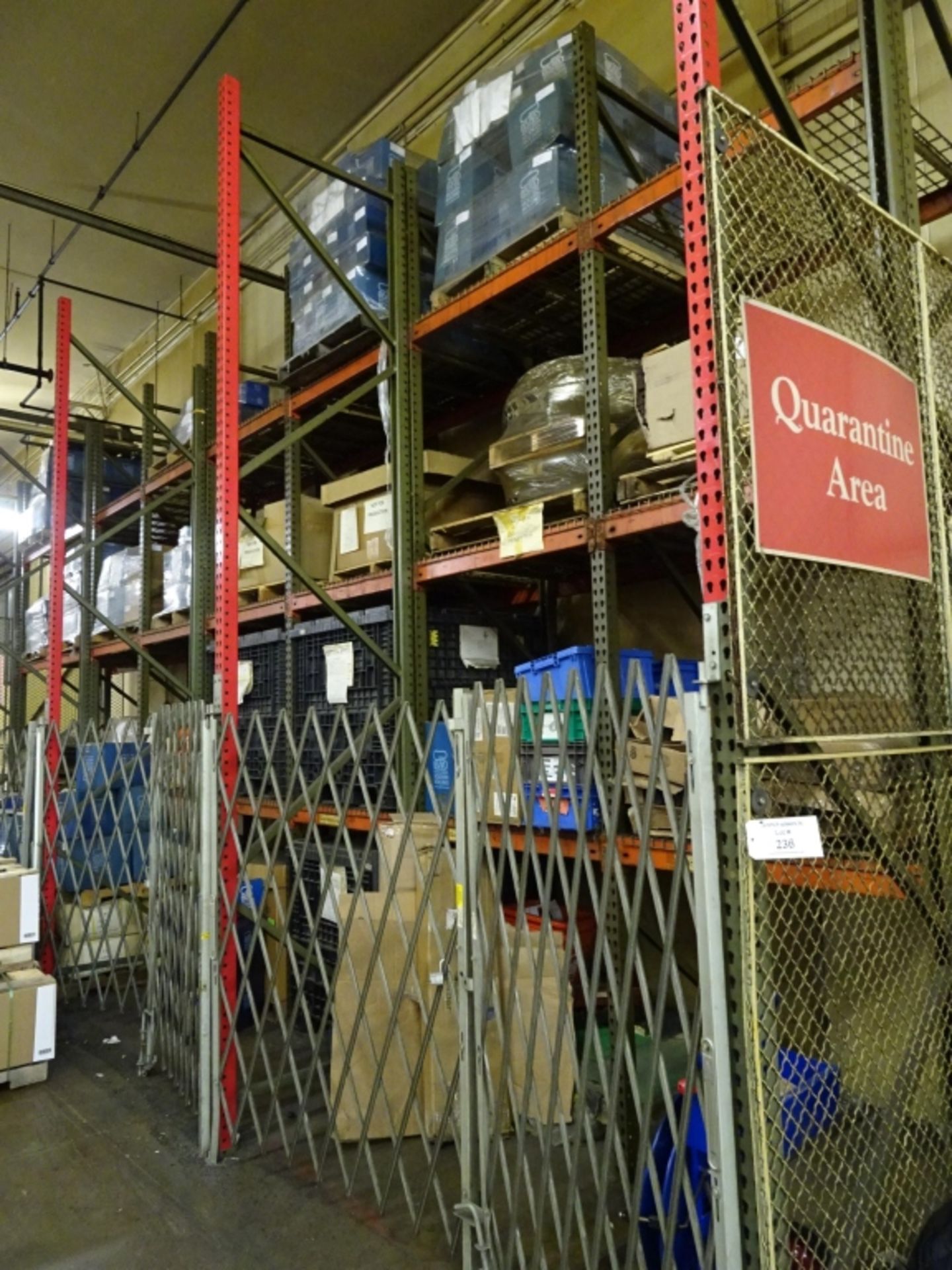(9) Sections of Medium Duty Industrial Tear Drop Style Pallet Racking With (16) Approx 16' Uprights, - Image 3 of 4