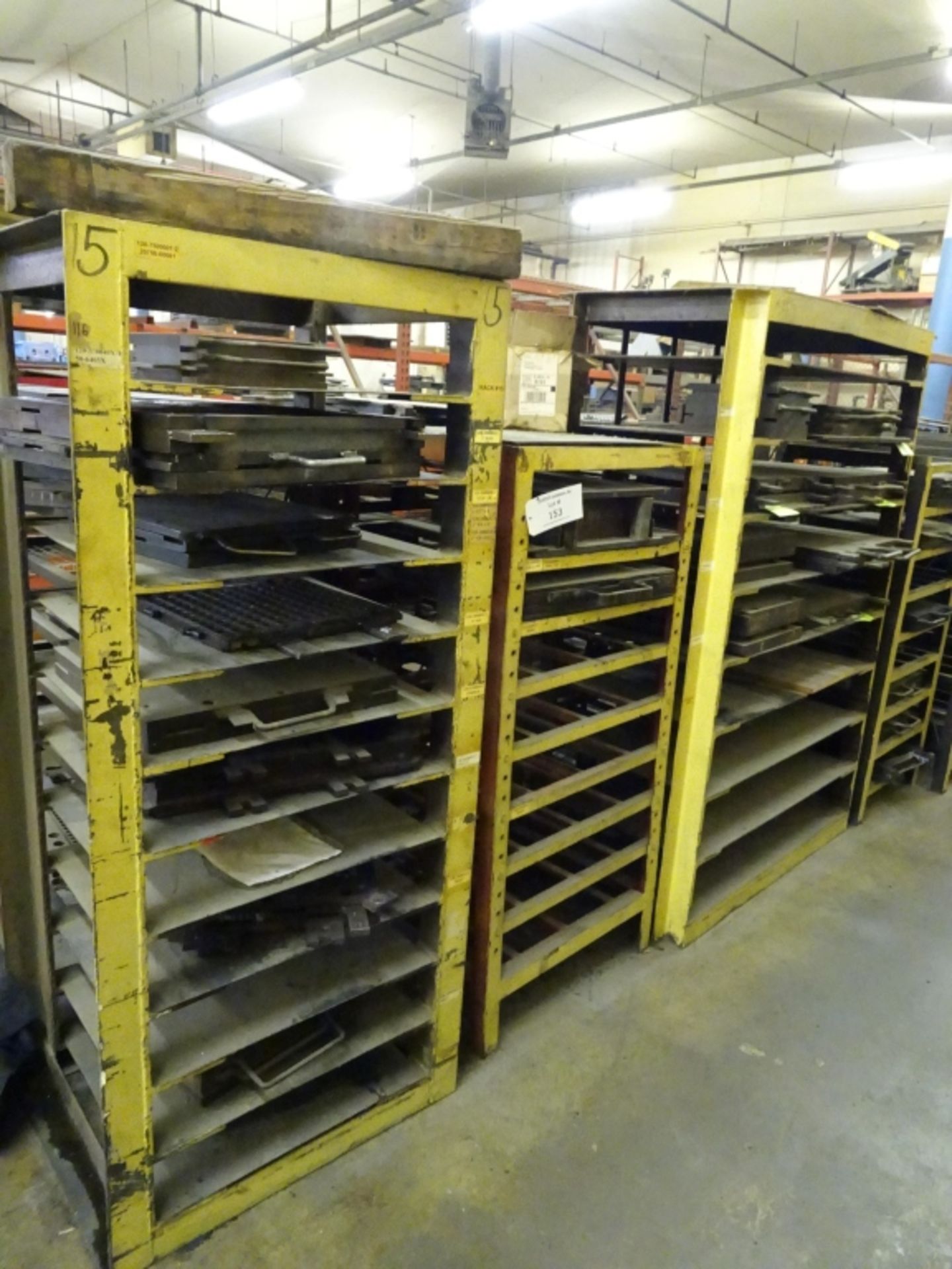(15) Various Sized Heavy Duty Steel Mold Racks With No Contents - Image 3 of 5