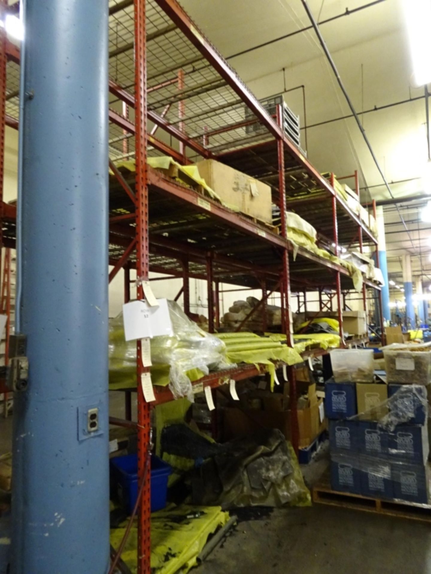 (8) Sections of Medium Duty Industrial Pallet Racking with (10) Approx 16' Uprights, (47) 8' - Image 2 of 2