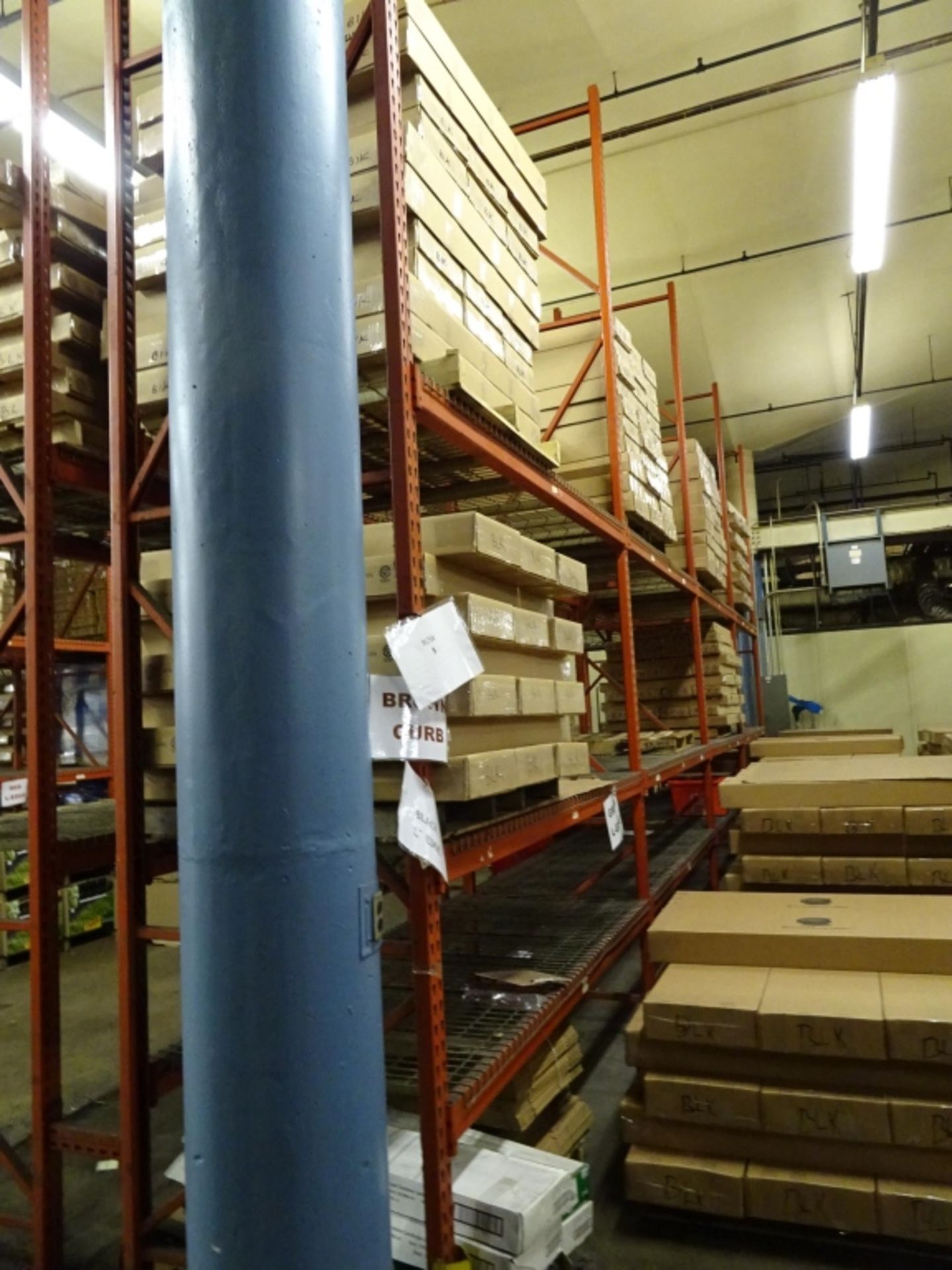 (8) Sections of Medium Duty Pallet Racking with (10) Approx. 12' Uprights, (40) Crossmembers, and - Image 2 of 2