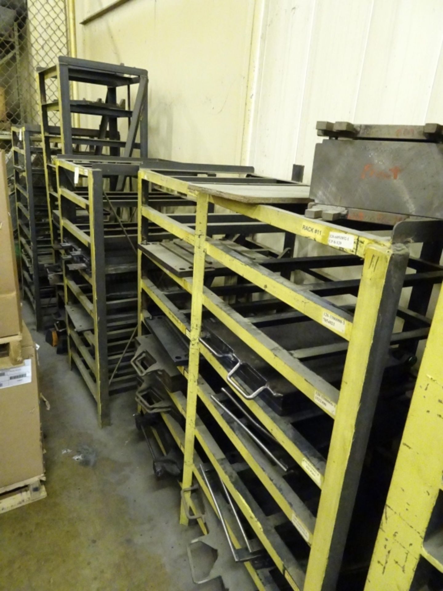 (14) Various Sized Heavy Duty Steel Mold Racks With No Contents - Image 2 of 6