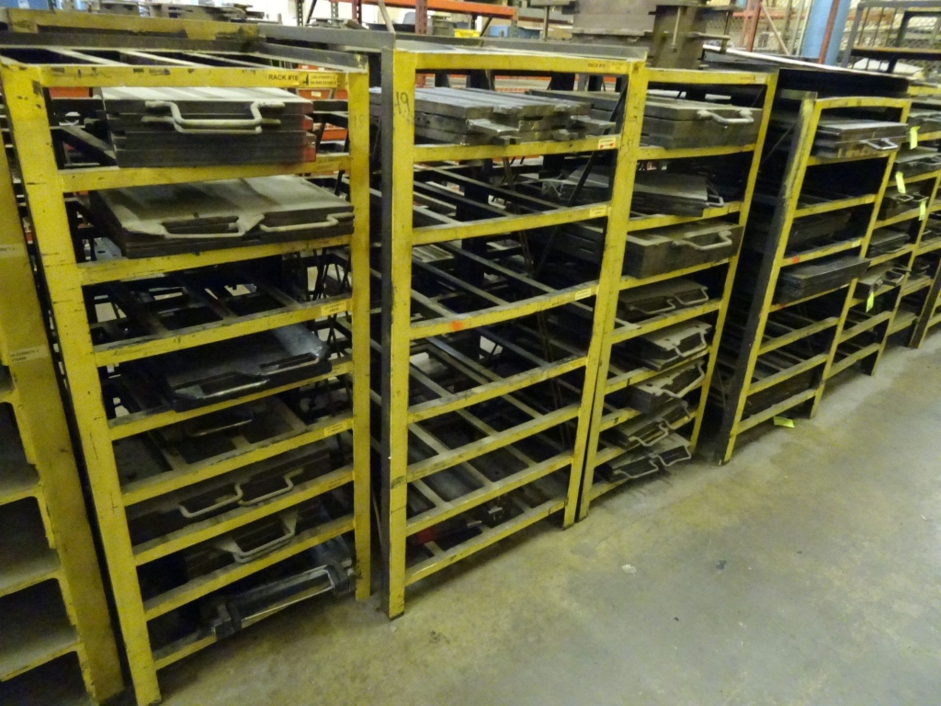 (15) Various Sized Heavy Duty Steel Mold Racks With No Contents - Image 4 of 5