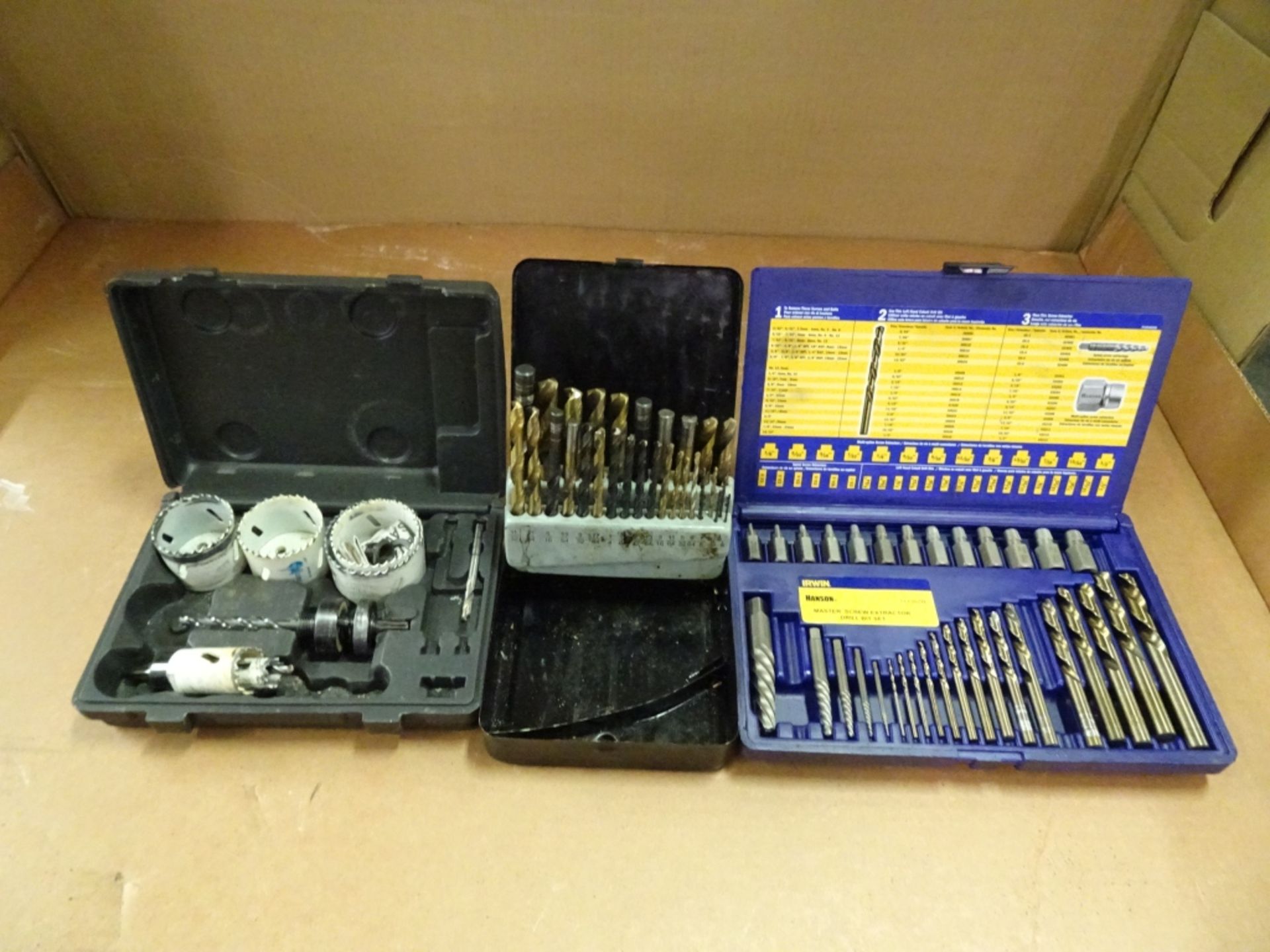 Box Lot of Various Sized and Style Drill Bits