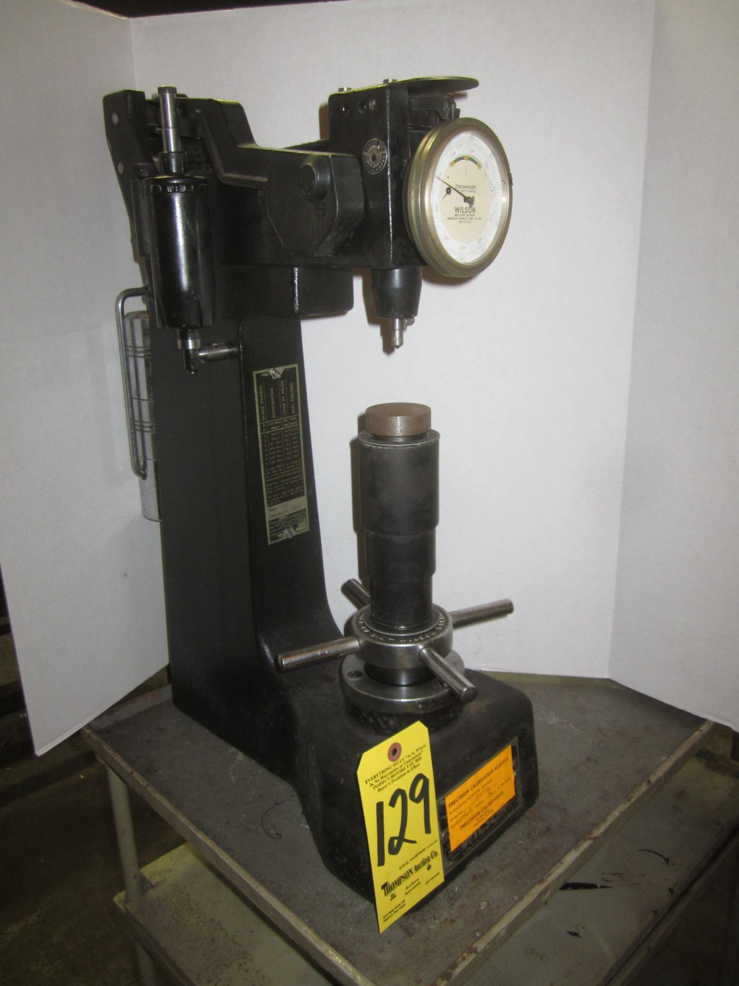 Wilson Model 3R Hardness Tester, s/n 3R-1463, with Stand