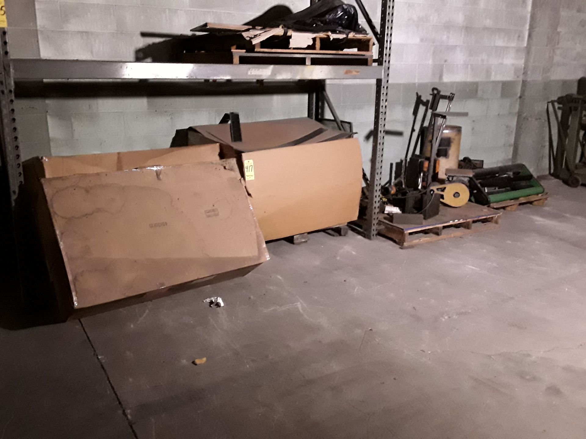 Contents of Pallet Shelving, and (2) Skids of Contents